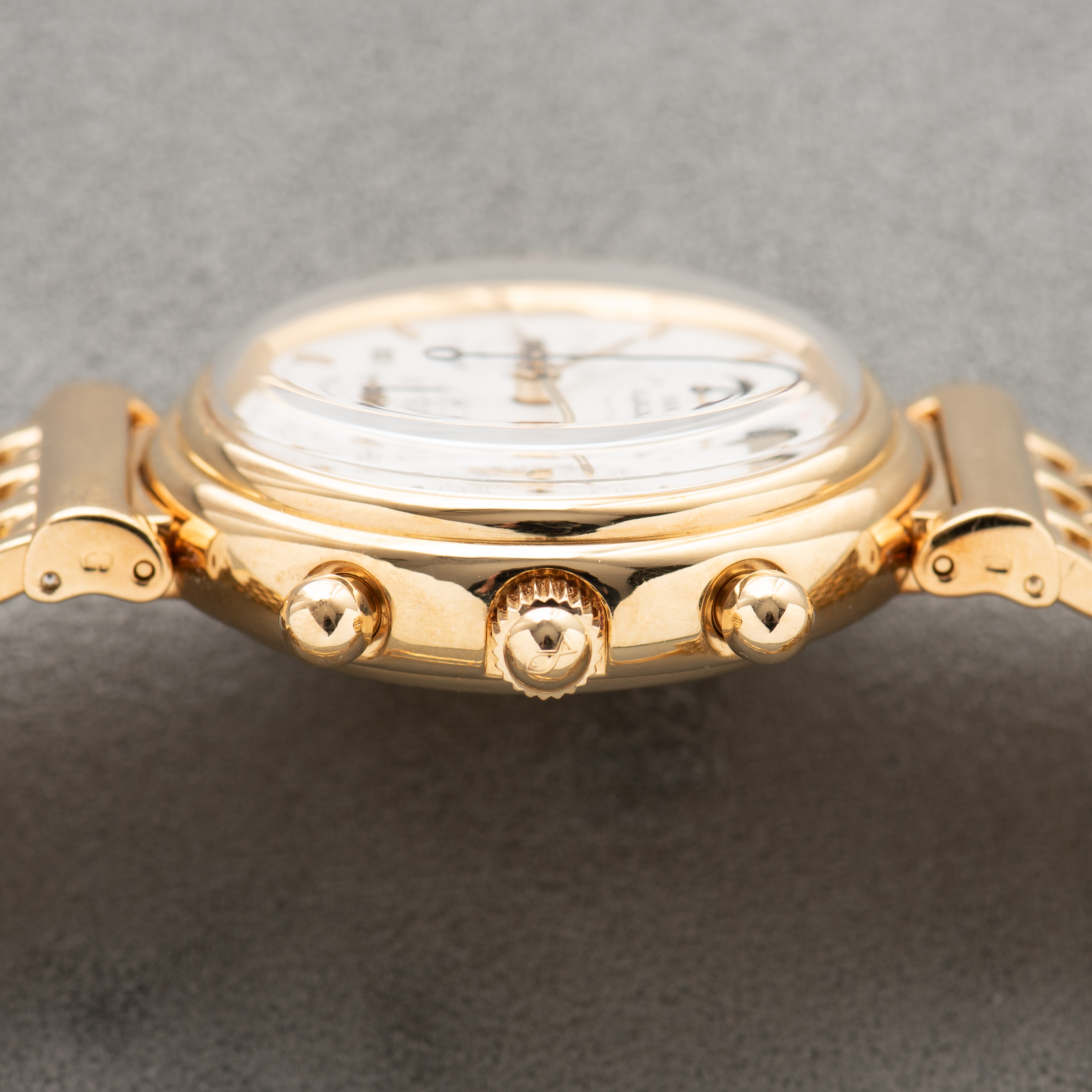 Zicht op IWC Da Vinci Perpetual Calendar Edition Speciale Ref IW3750 Goud 18k