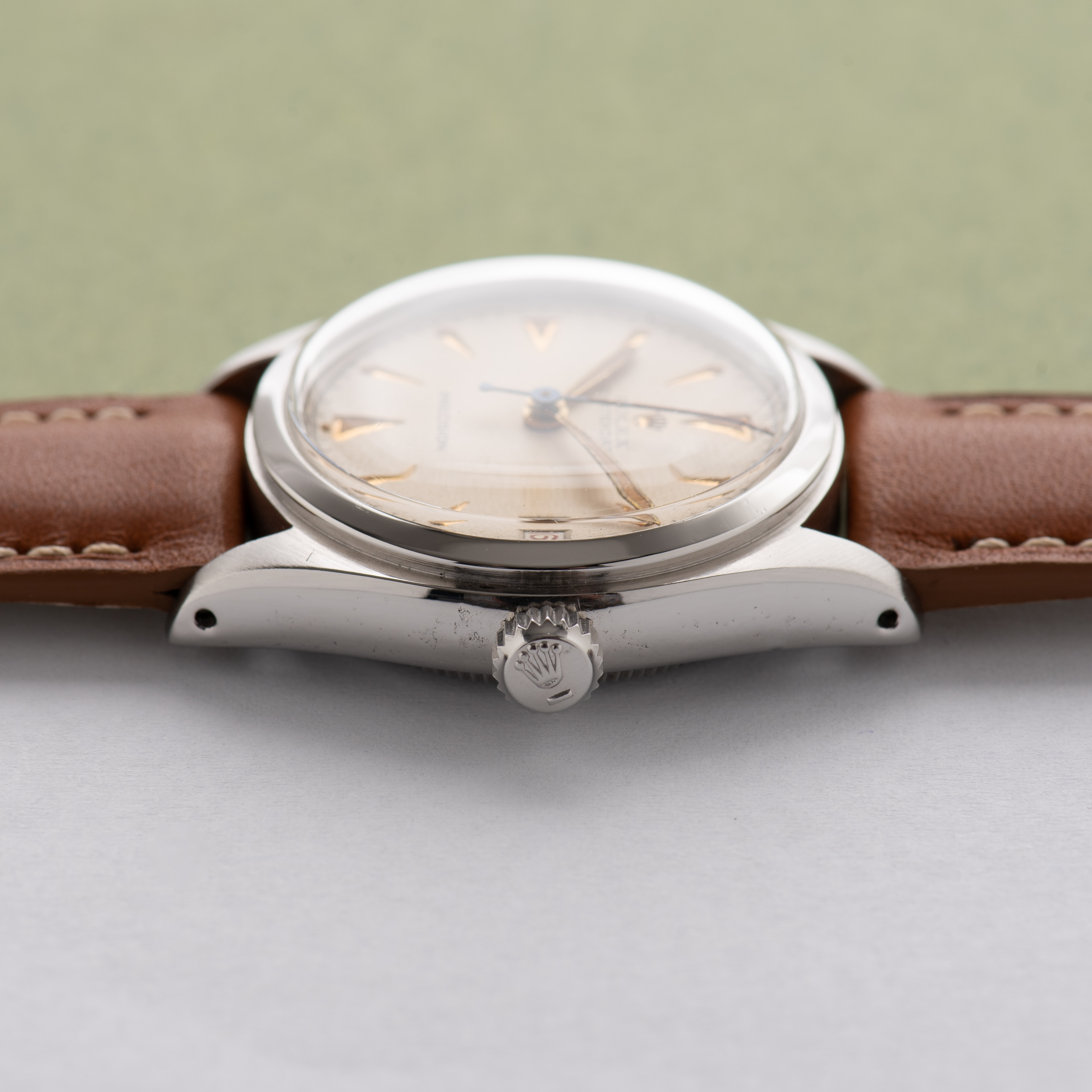 Zicht op Rolex Oysterdate Precision réf 6066 cal.740 from 1950'