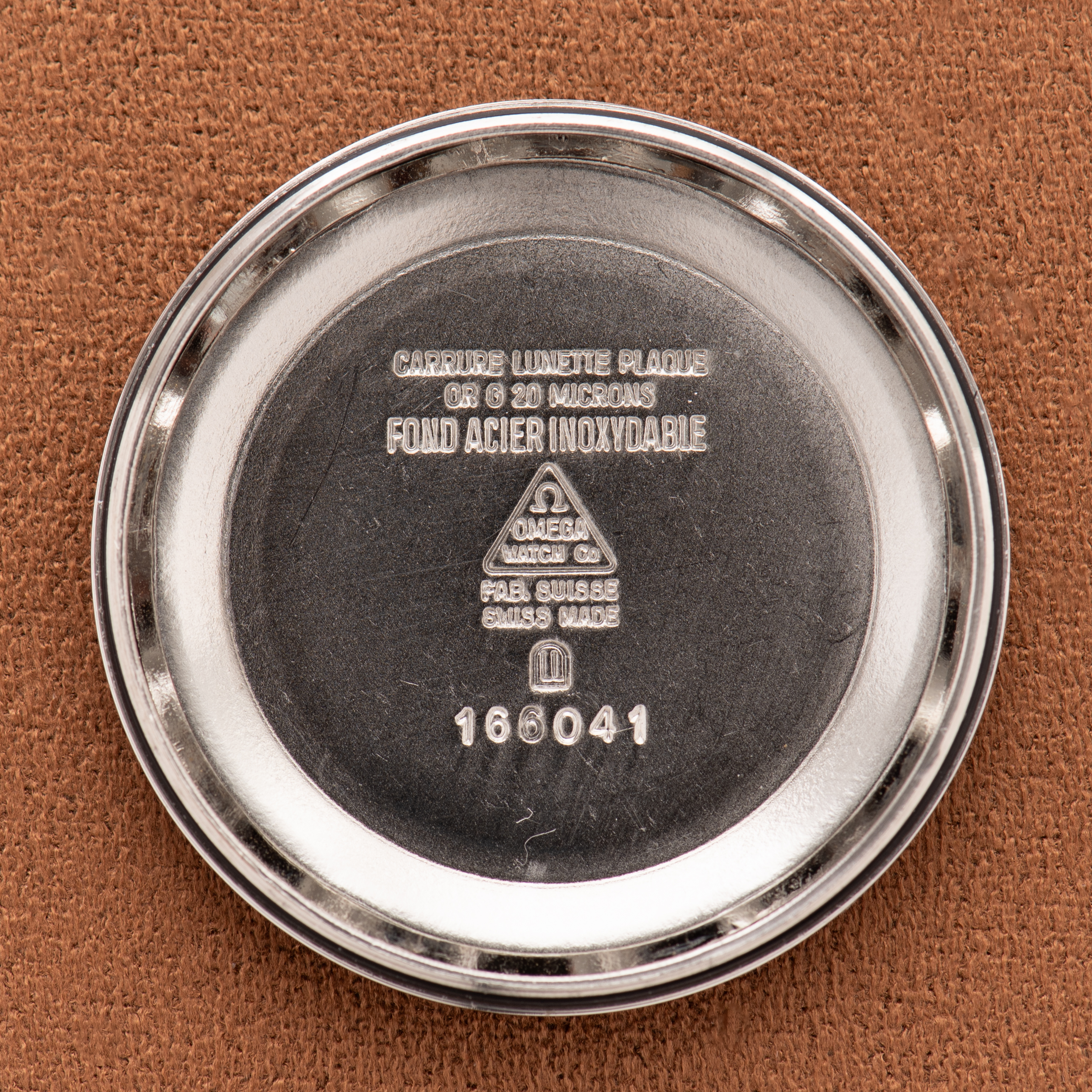 Zicht op Omega Automatic Genève Silver Dial ref 166.041 uit 1969