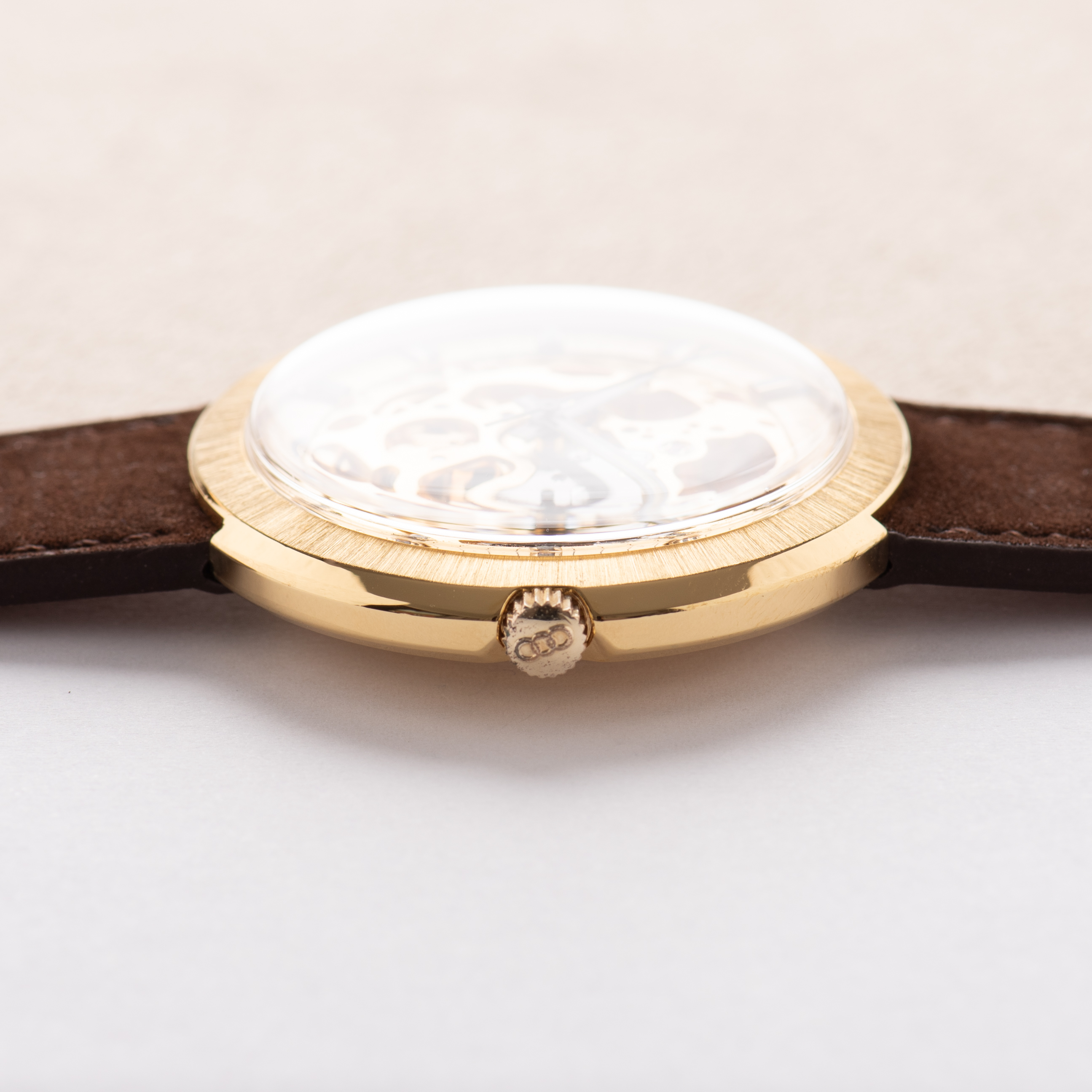 Zicht op Vulcain Skeleton Automatic from 1970 Like New
