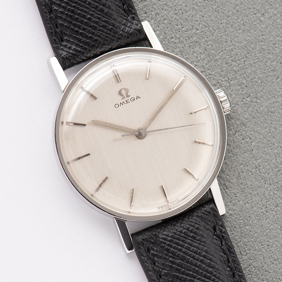 Miniature : Omega Dress Watch Centre Seconds Silver Dial réf 131.004 from 1962