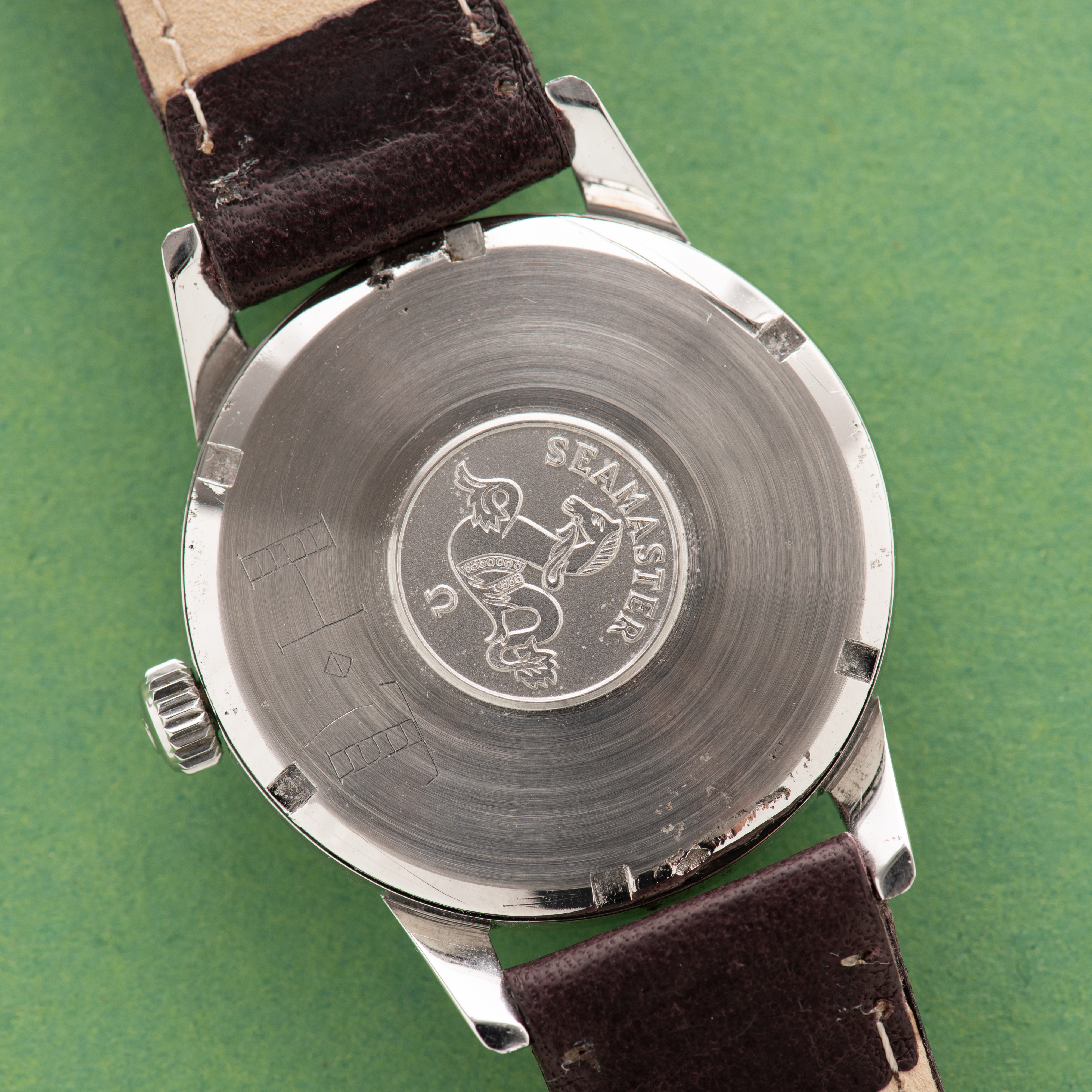 Zicht op Omega Seamaster 30 ref 14389 cal 268 uit 1959