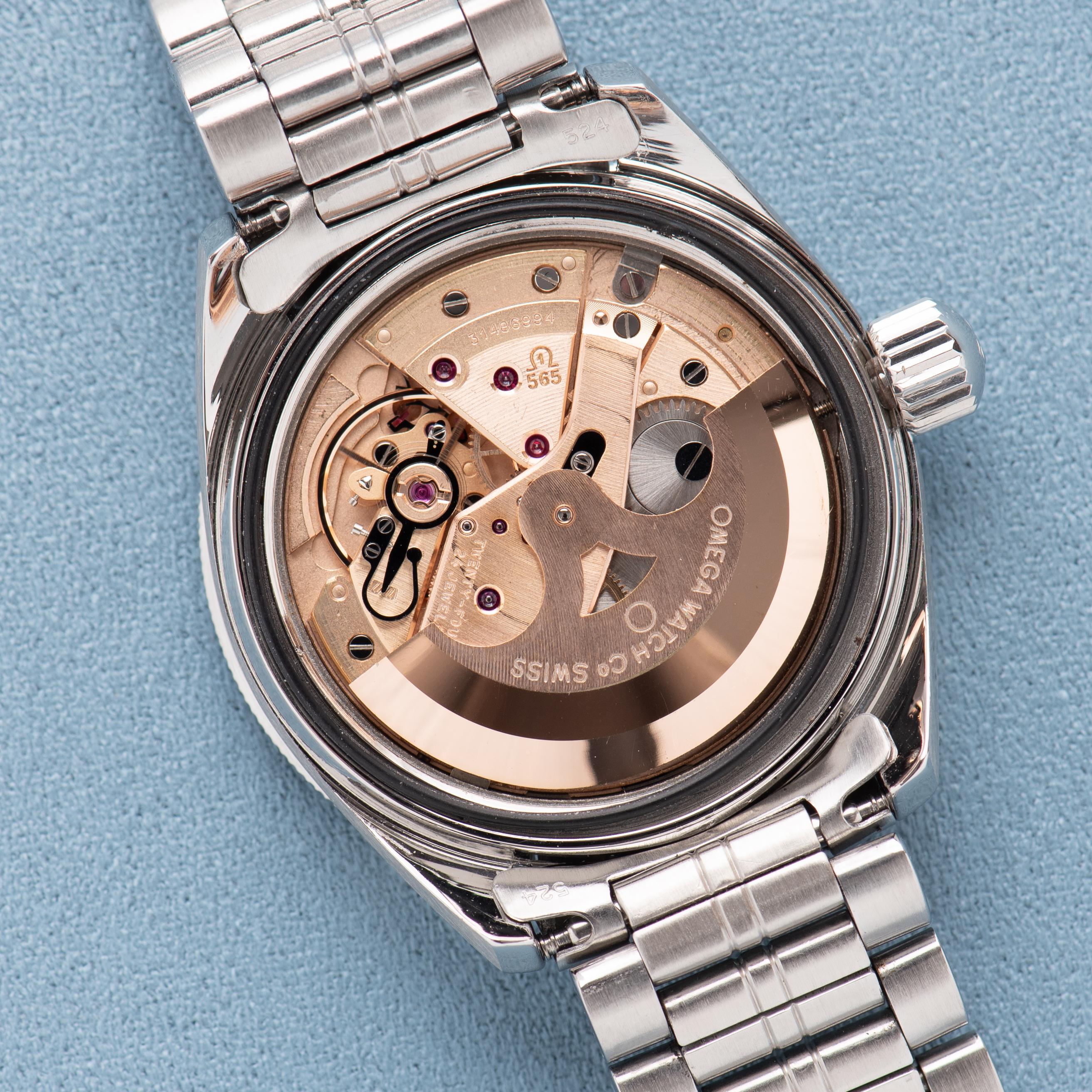 View of Omega Automatic Seamaster 60 Divers from 1969 Ref 166.062