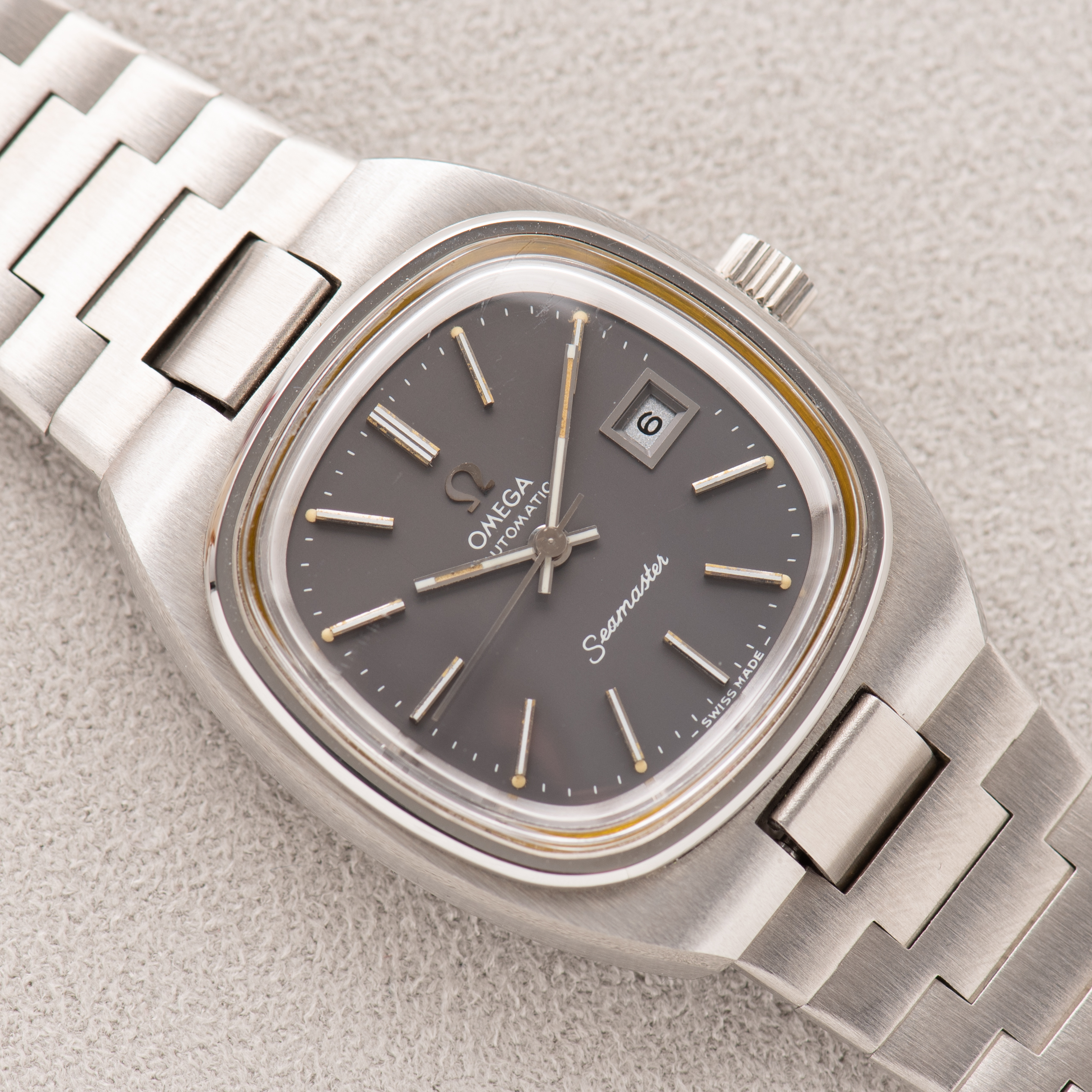 View of Omega Automatic Seamaster ref ST 766-0819 New Old Stock from 1970