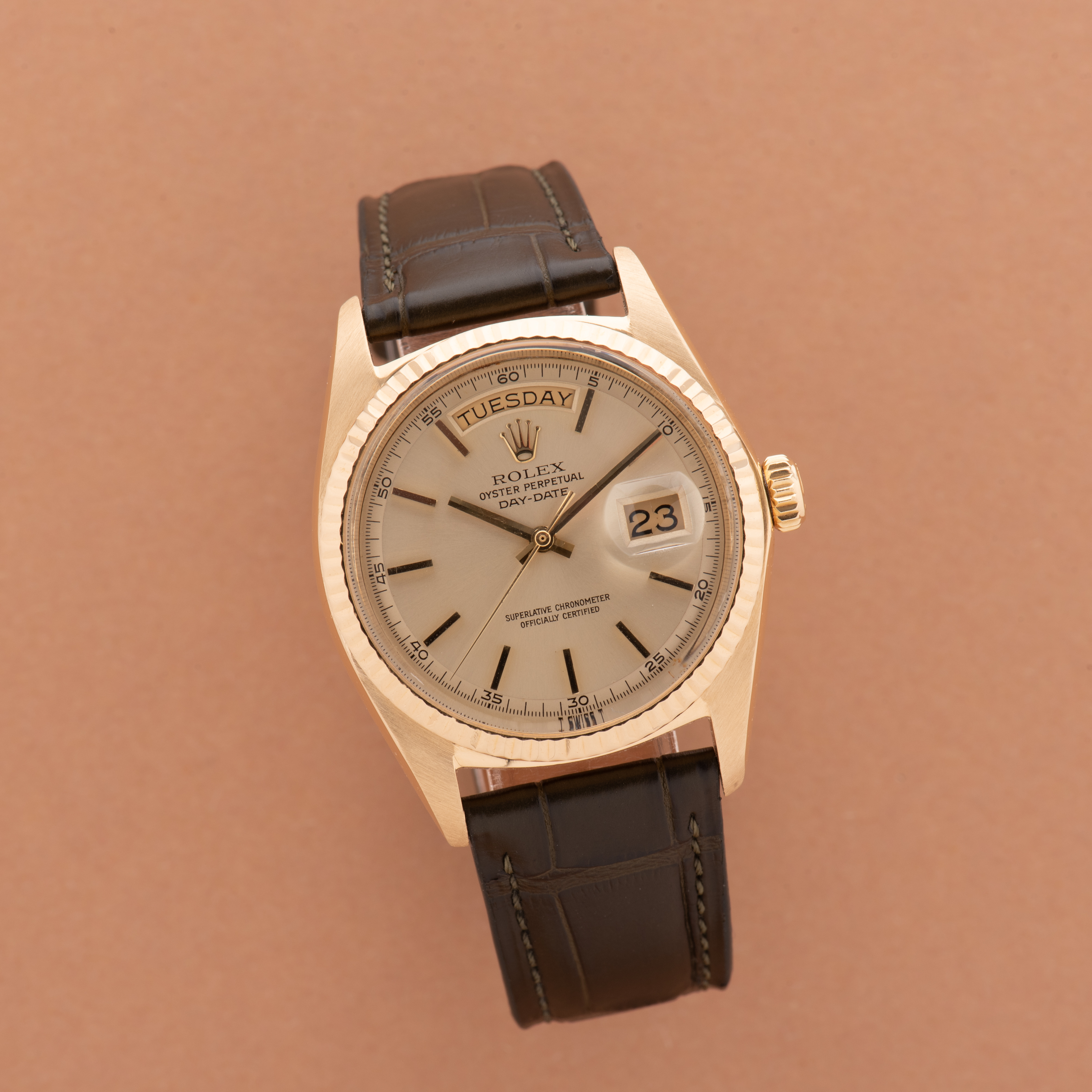 Vue de Rolex Oyster Perpetual Day-Date Chronometer réf 1807 cal 1556 from 1960