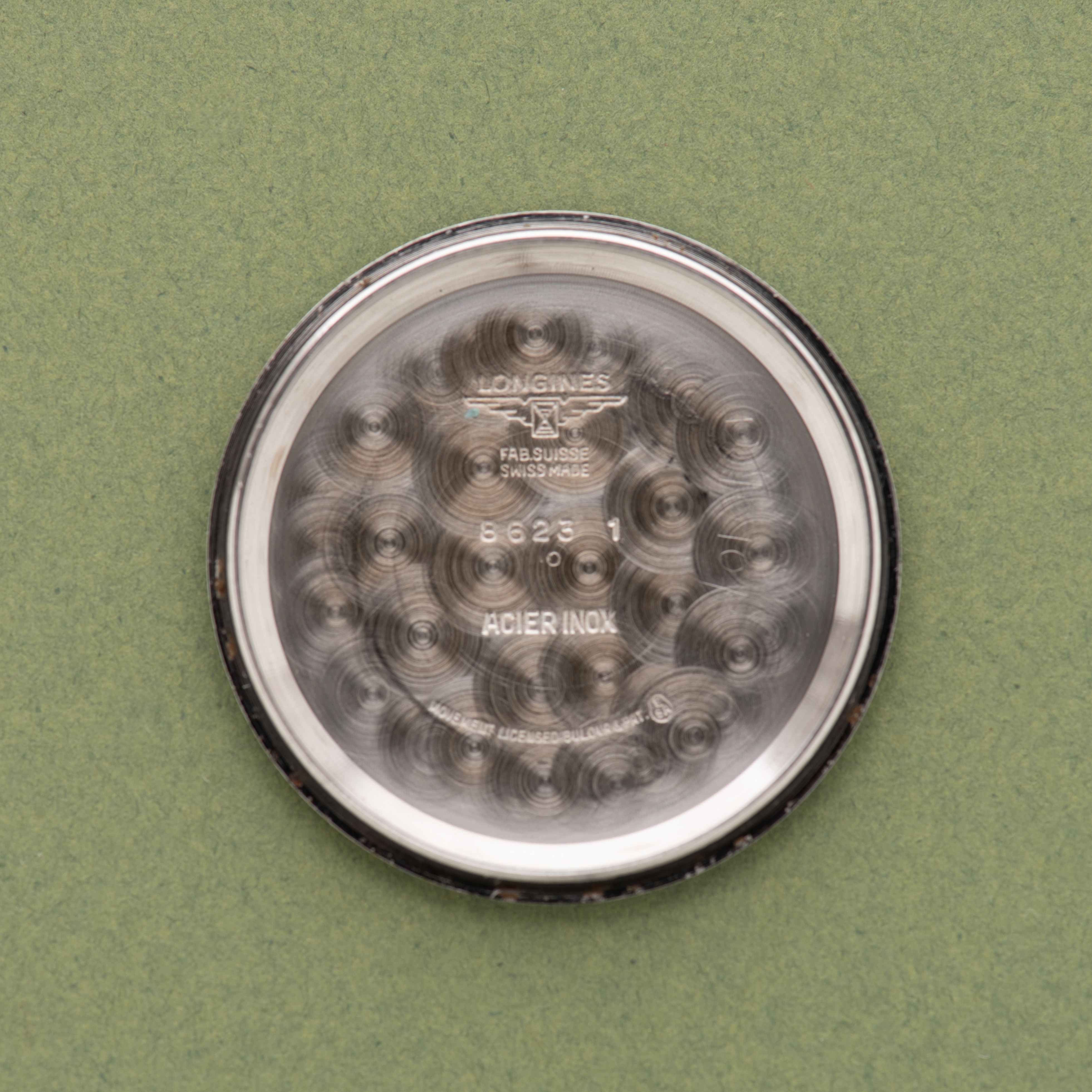 Zicht op Longines Ultronic ref 8623-1 cal 6312