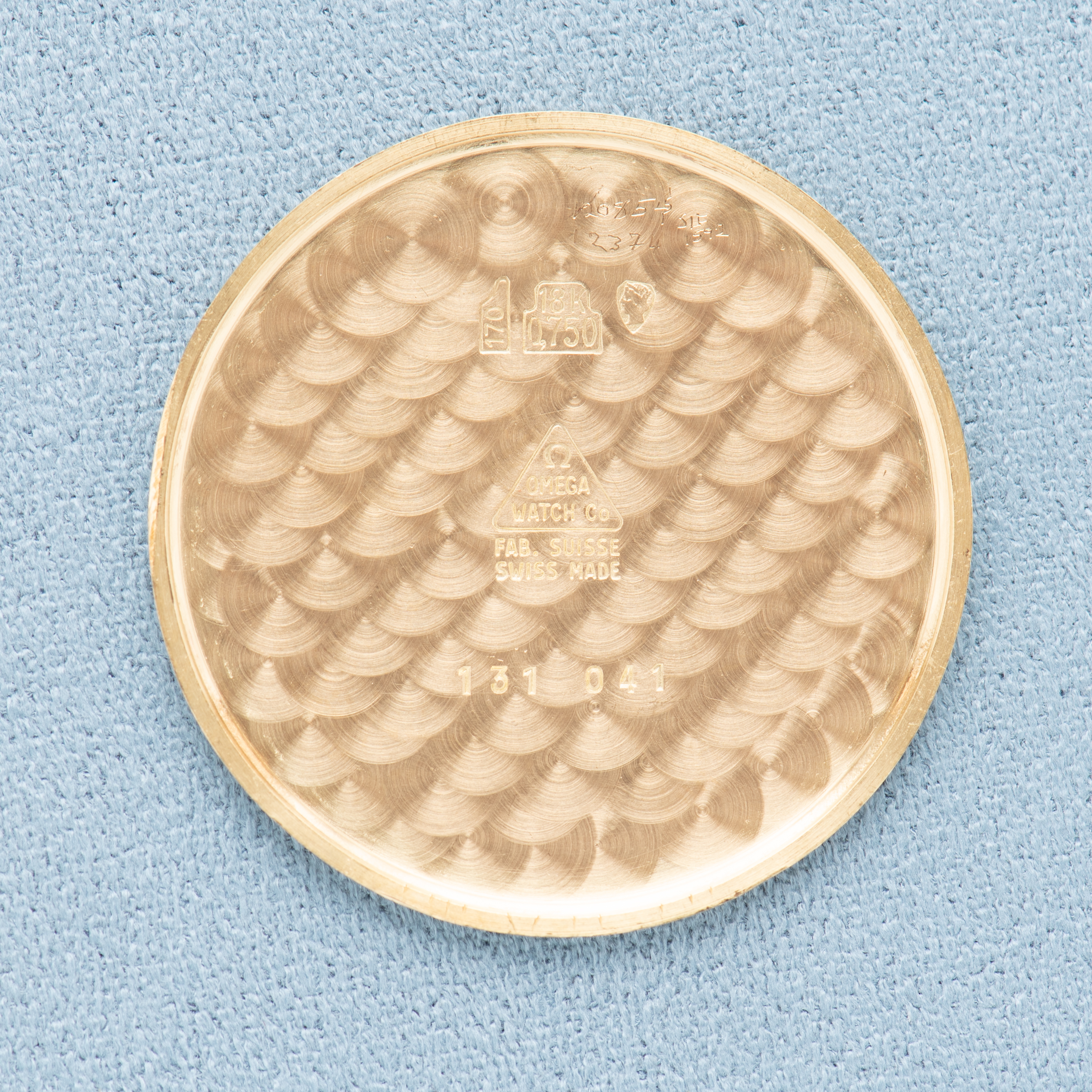 View of Omega Geneva Dress Watch 18K Yellow Gold – Ref. 131.041 – 1969