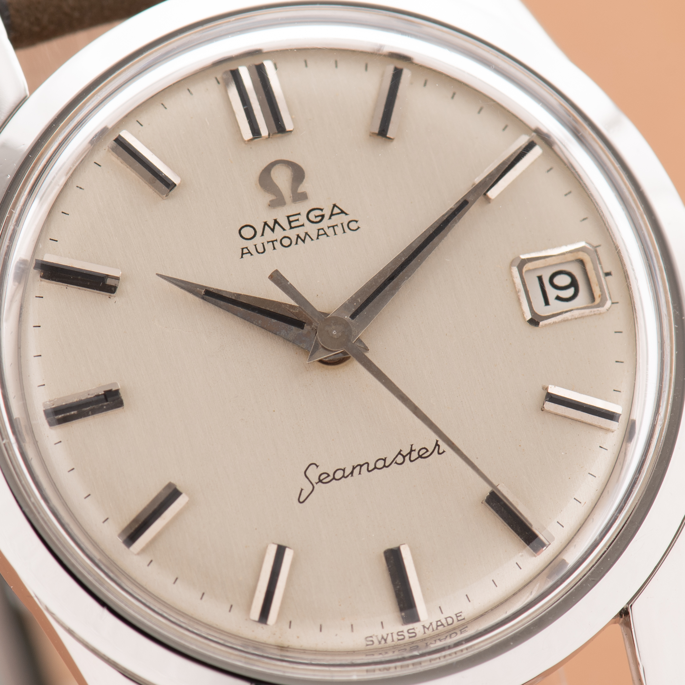 View of Omega Automatic Seamaster ref 14701.1 SC cal 562 from 1961