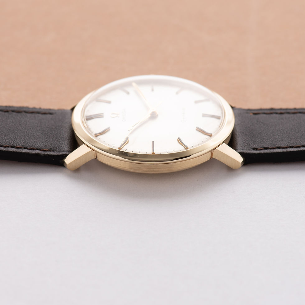 Thumbnail: Omega Genève Dress Watch 14K Yellow Gold Réf 131.021SP from 1969