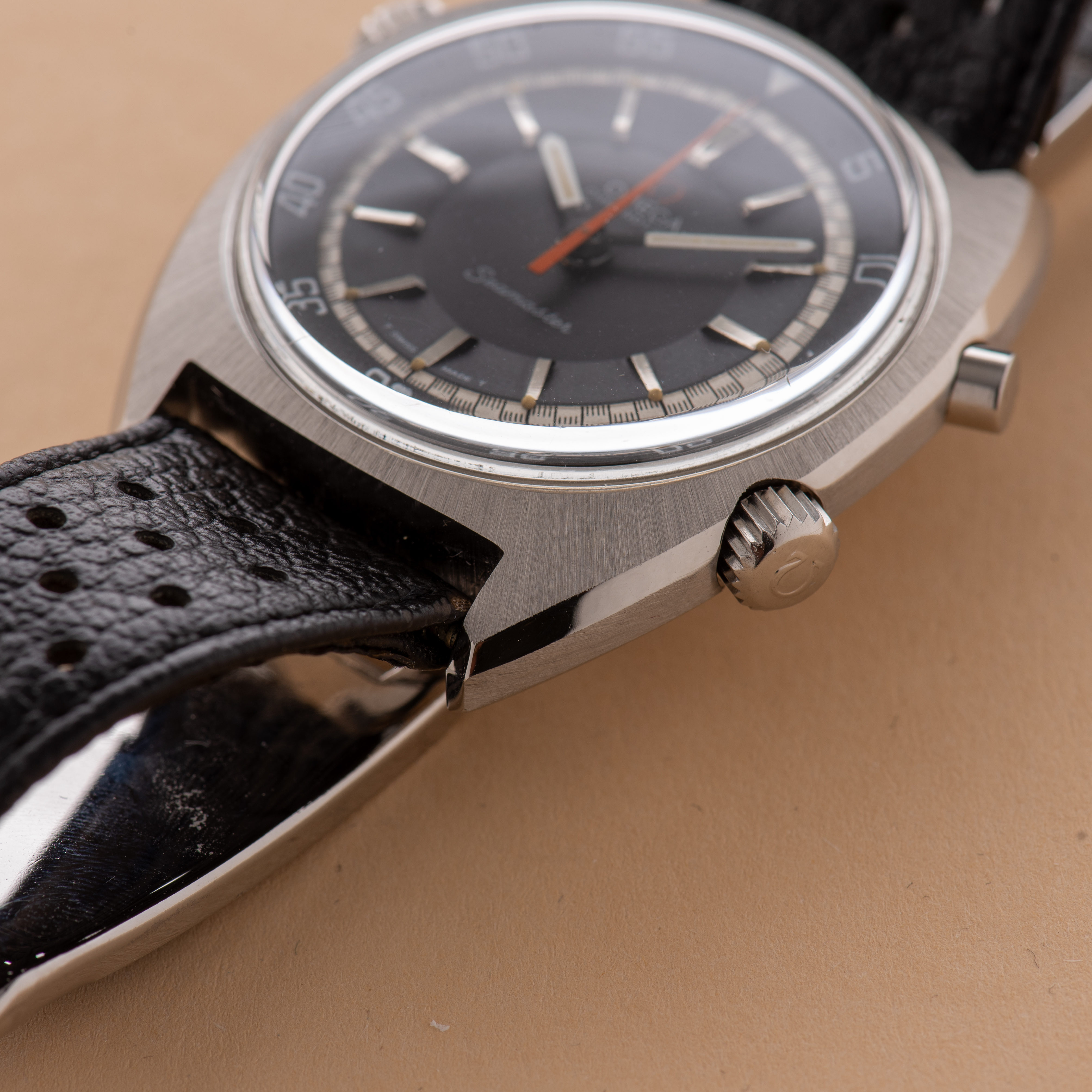 View of Omega Chronostop Seamaster cal 865 réf 145.008 from 1967