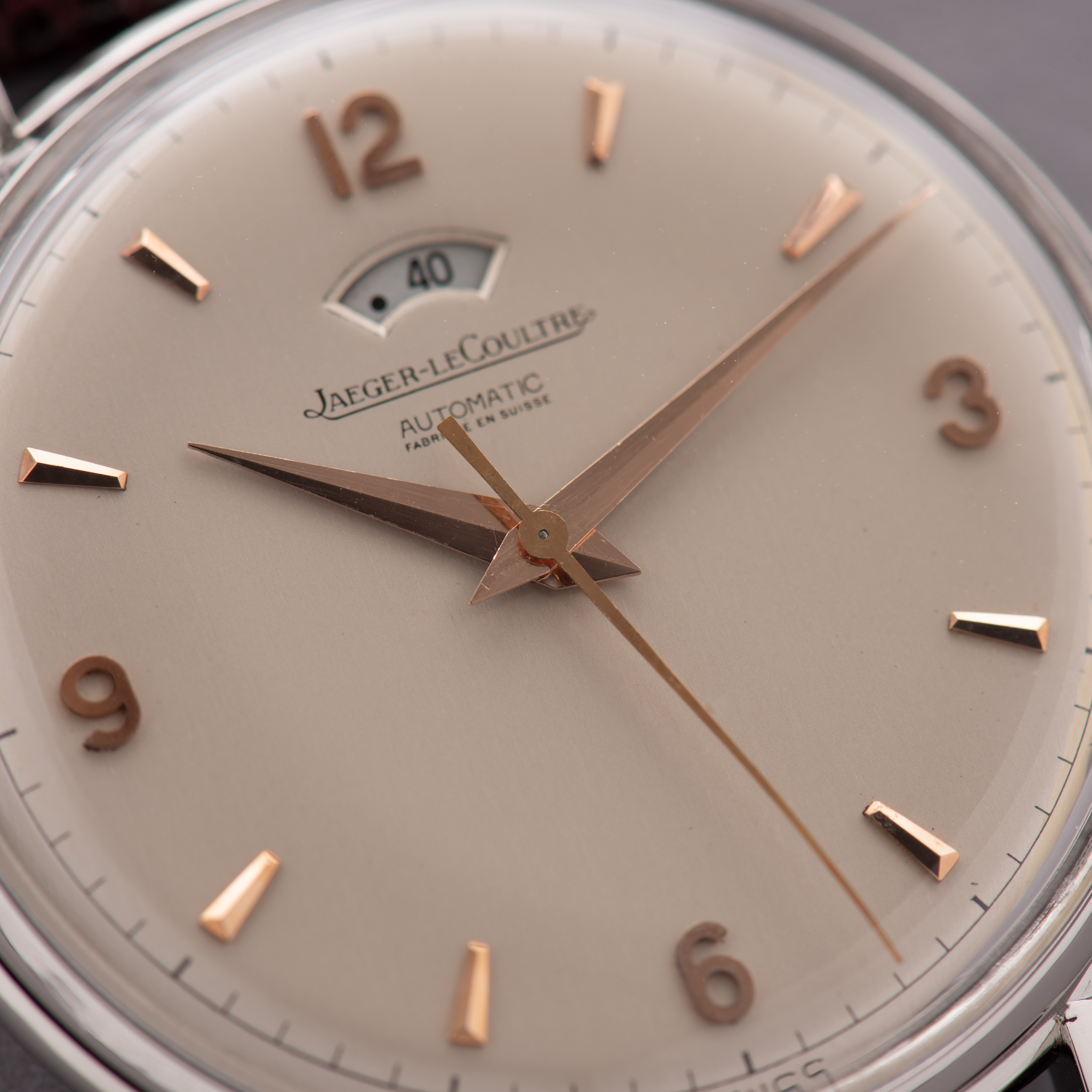 View of Jaeger LeCoultre Automatic bumper Jumbo Power Reserve réf 511367 cal 481
