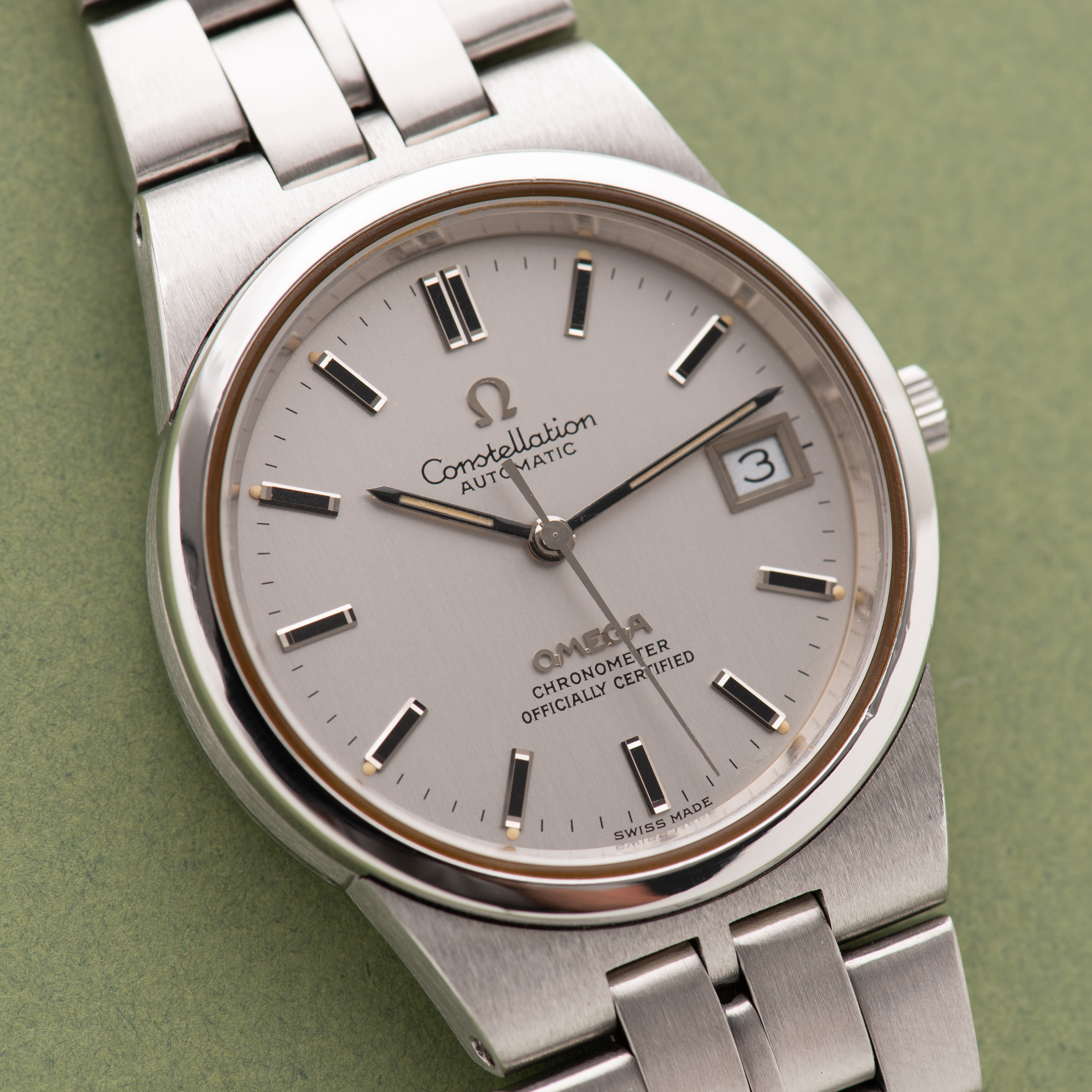 Vue de Omega Constellation Automatic Japan Domestic Market JDM Réf 168.0055 from 1971