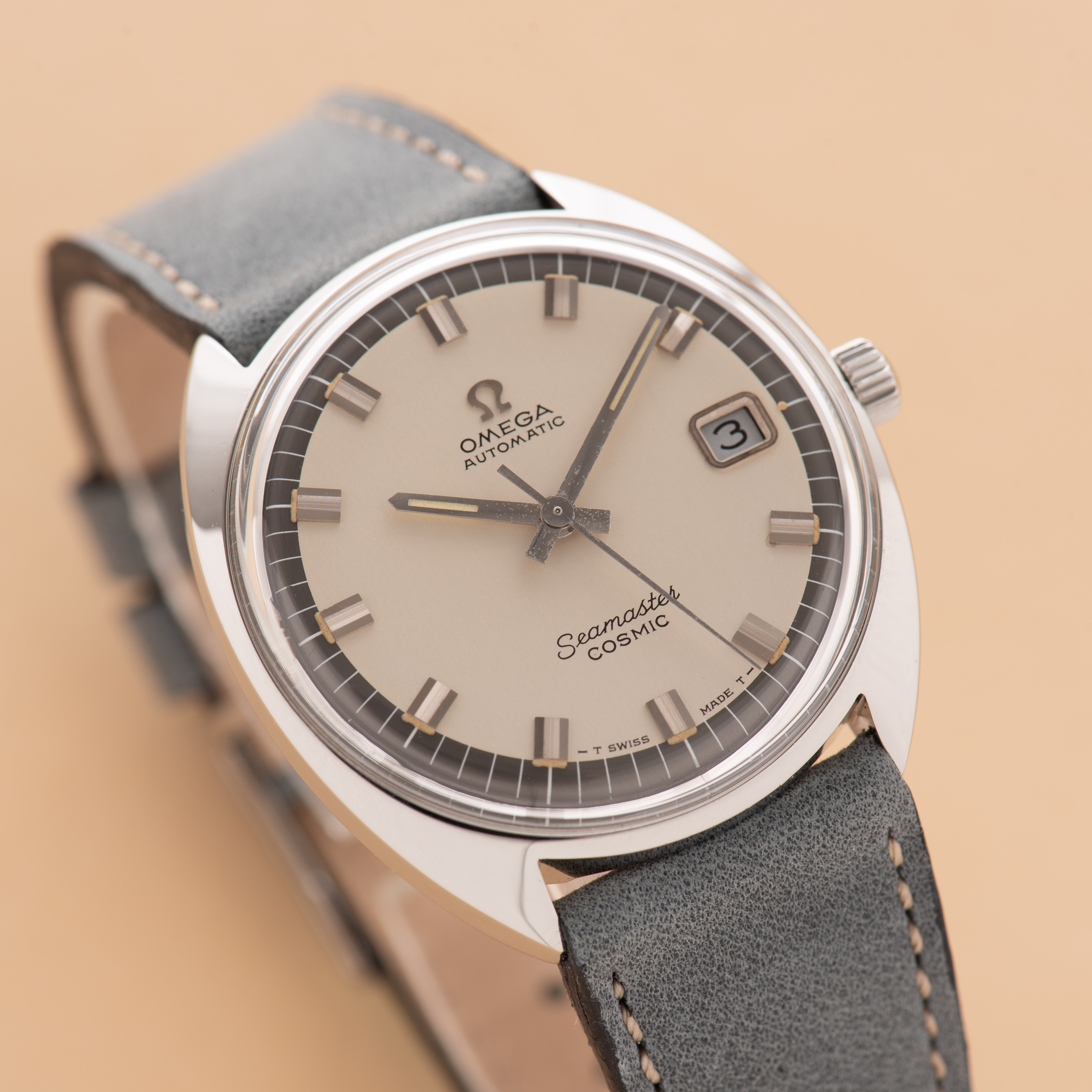 Zicht op Omega Automatic Seamaster Cosmic réf 166.026 cal 565 from 1968