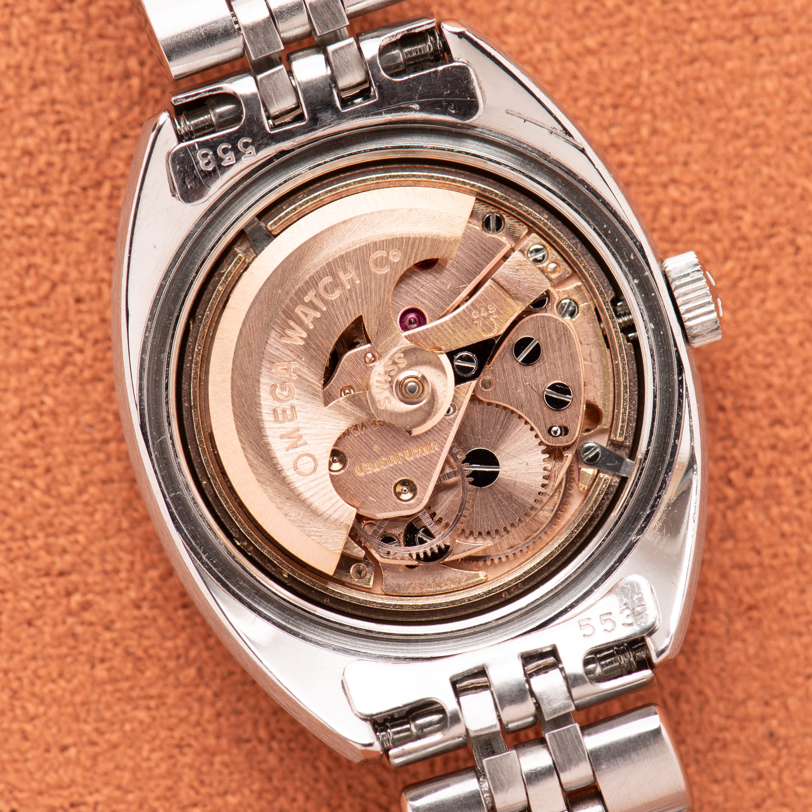 Vue de Omega Automatic Chronometer Constellation Linen Dial Steel/White GoldRéf 567.011
