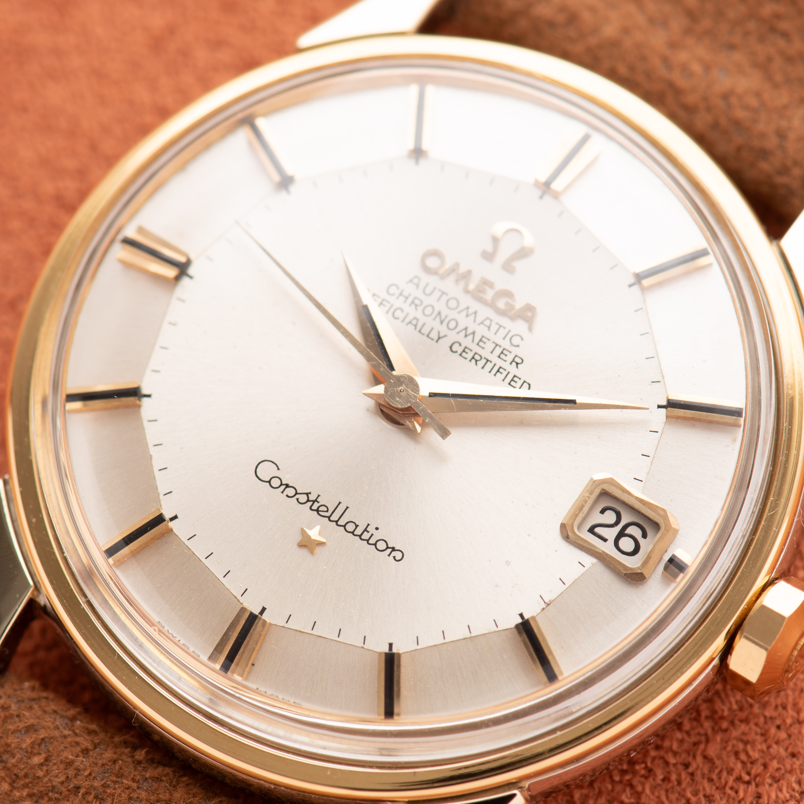 Vue de Omega Automatic Chronometer Constellation Pie Pan Dog Legs Automatic 1964