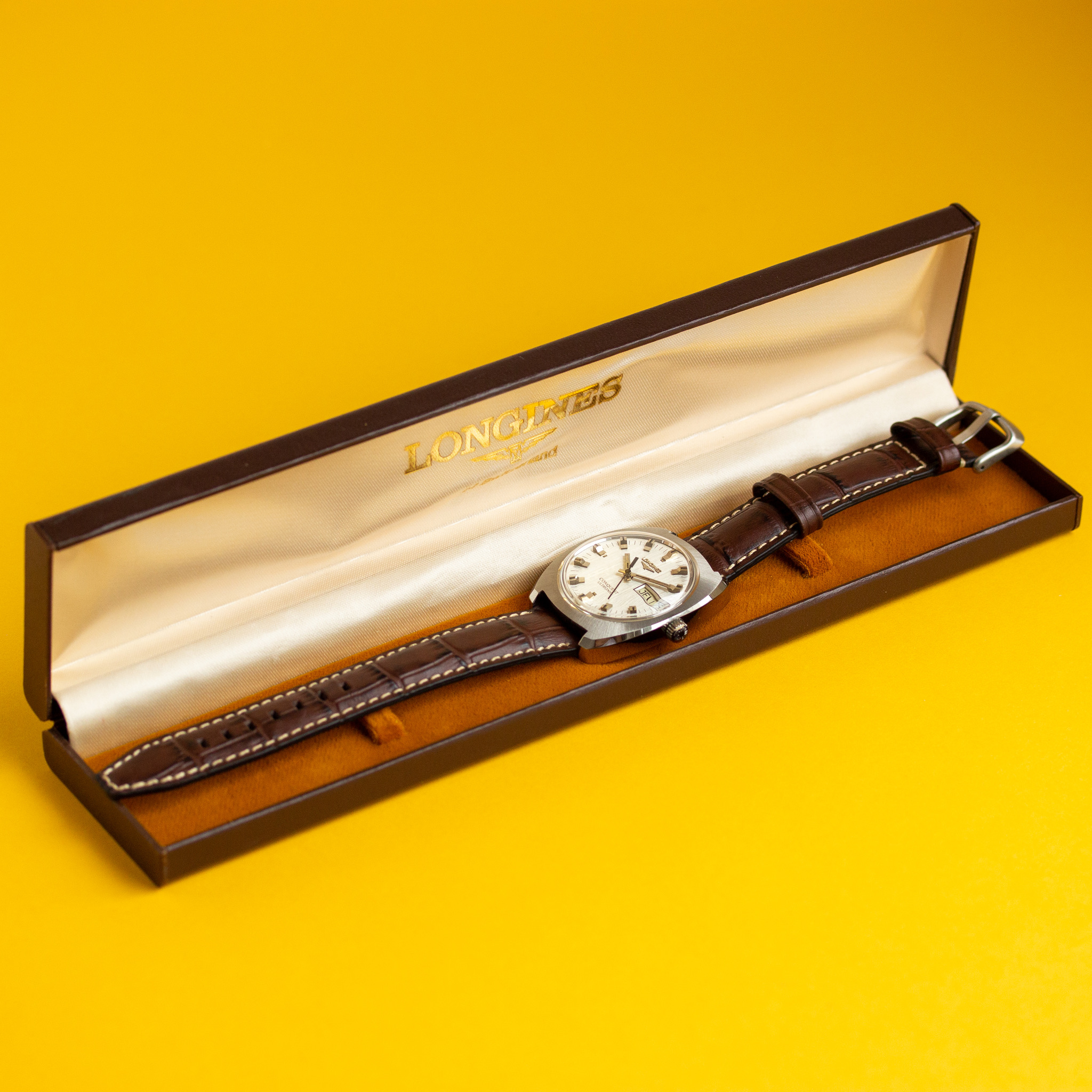 View of Longines Conquest Ultronic réf 1533-2 742 cal 6312
