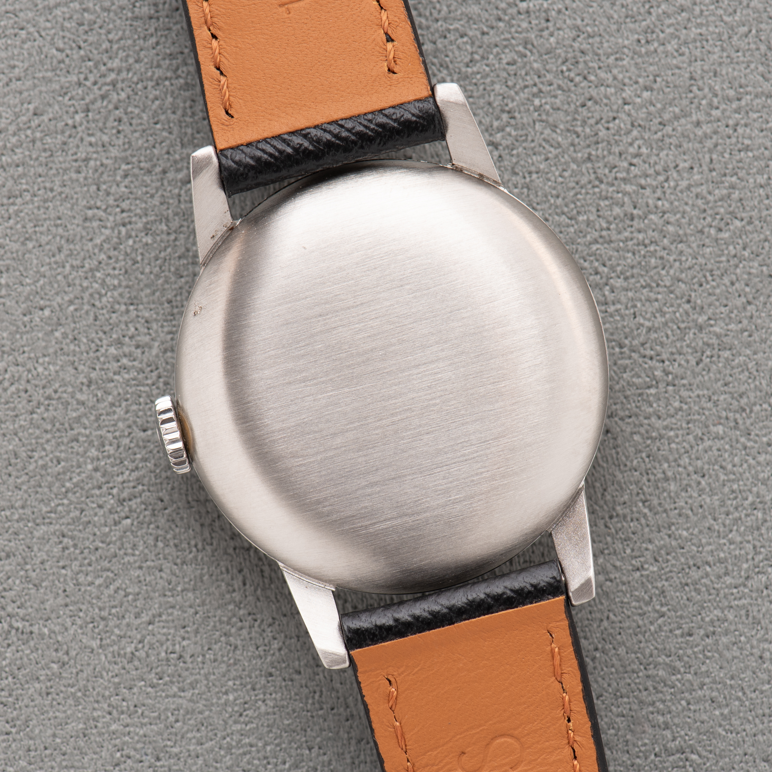 View of Omega Dress Watch Centre Seconds Arabic Dial ref 2496-1 from 1947