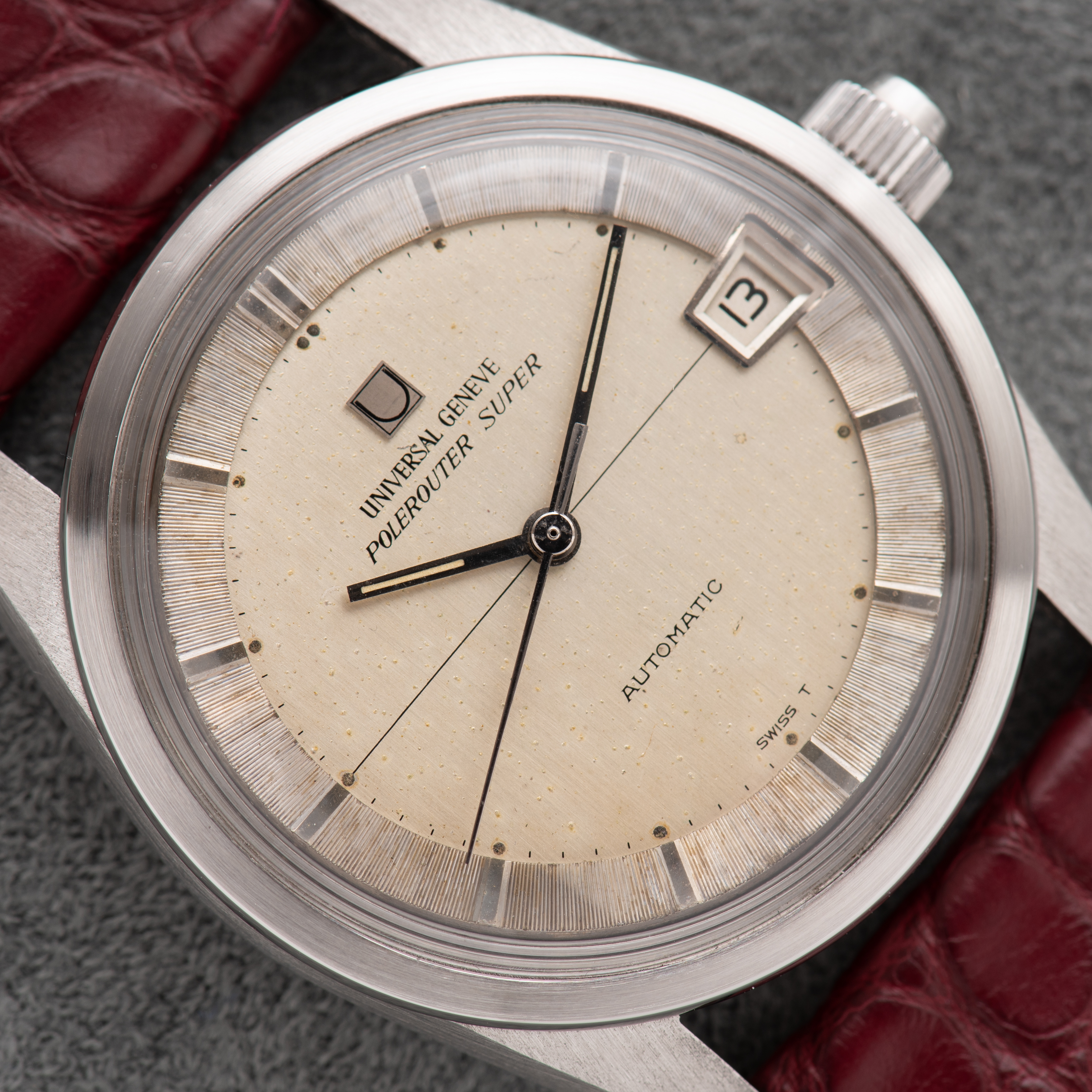 View of Universal Genève Polerouter Super Automatic Réf 869112-22 Cal 69