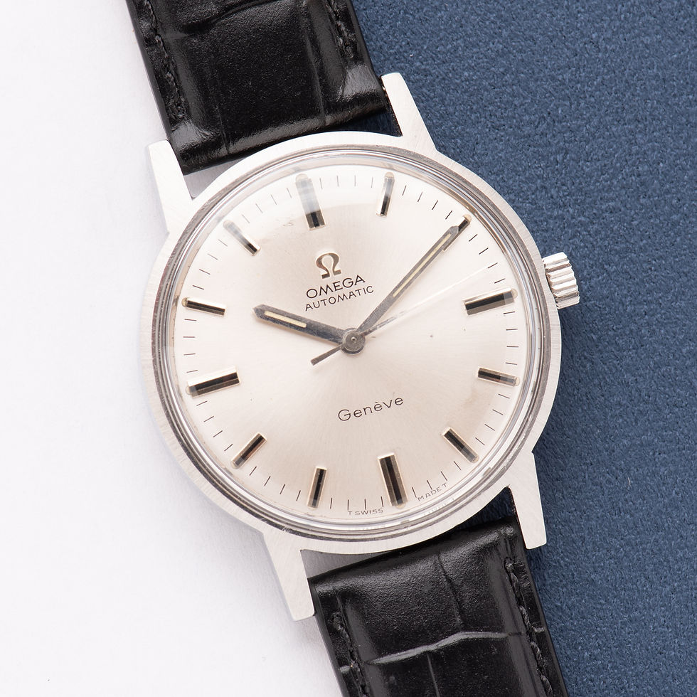Miniature : Omega Automatic Genève Silver Dial — Réf. 165.070 — 1968