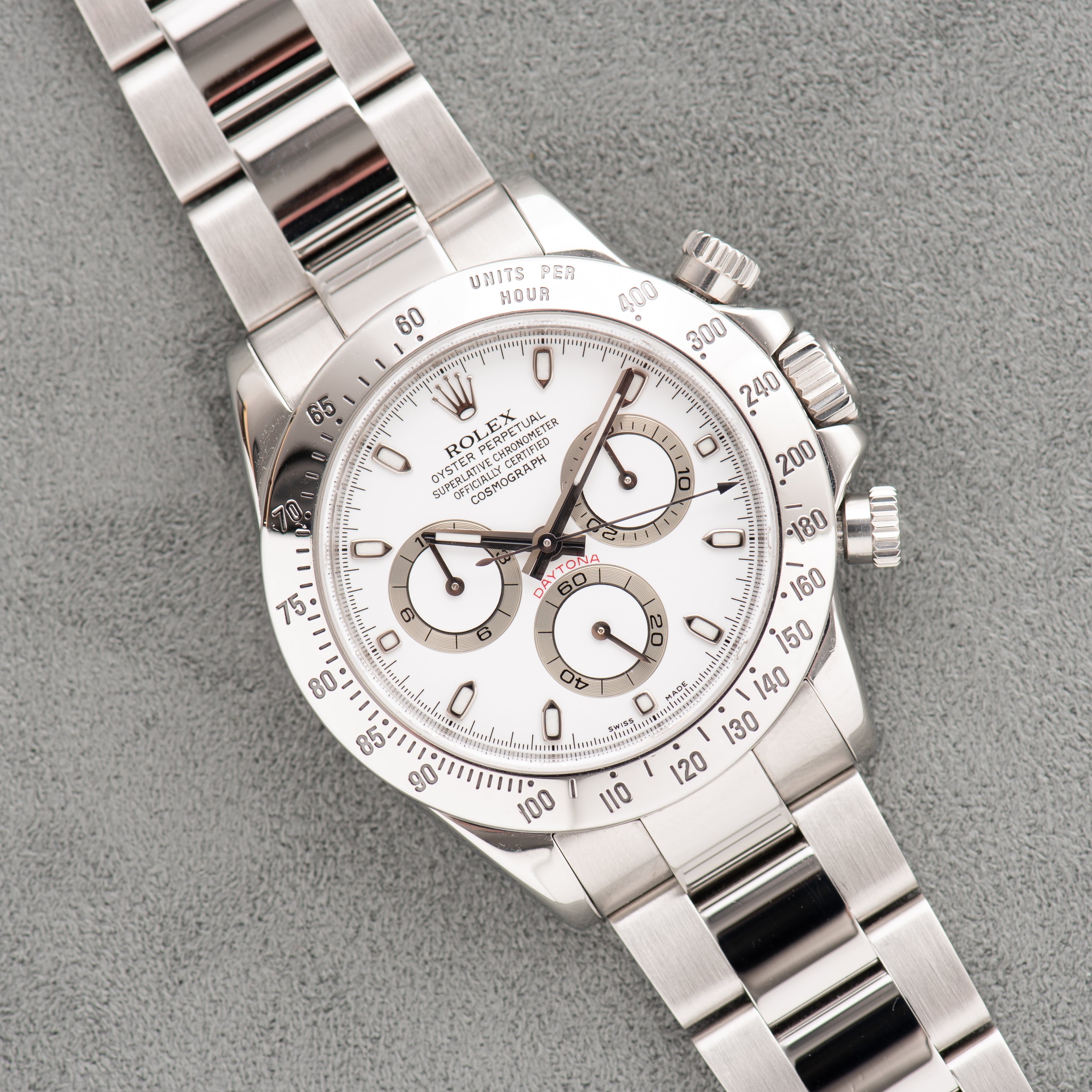 Zicht op Rolex Oyster Perpetual Daytona Cosmograph ref 116520 Volledige set vanaf 2010