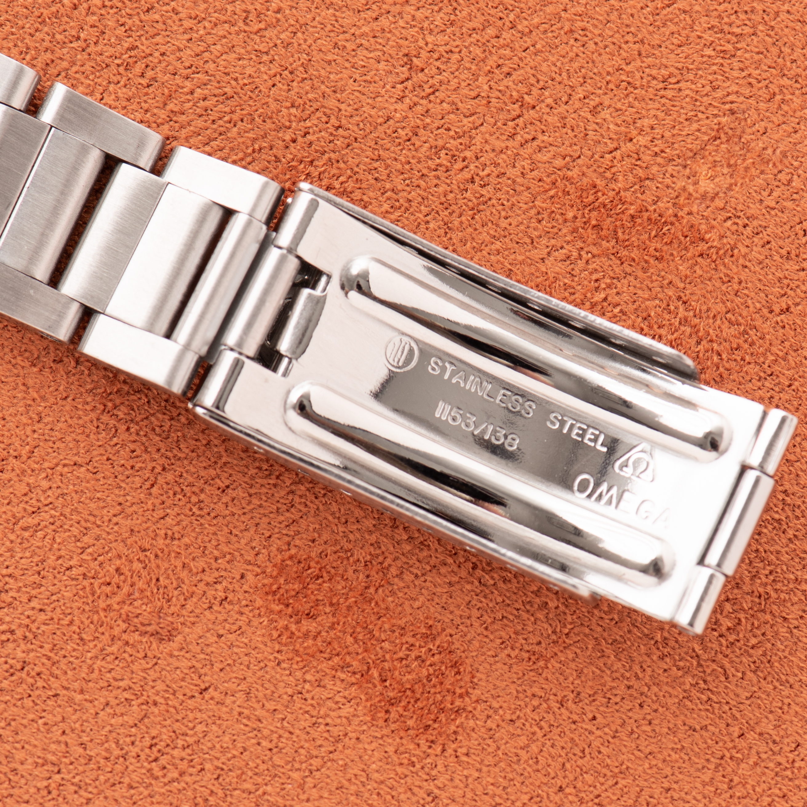 View of Omega Geneva Dynamic Automatic Day-Date Blue Dial from 1969 Ref 166.079