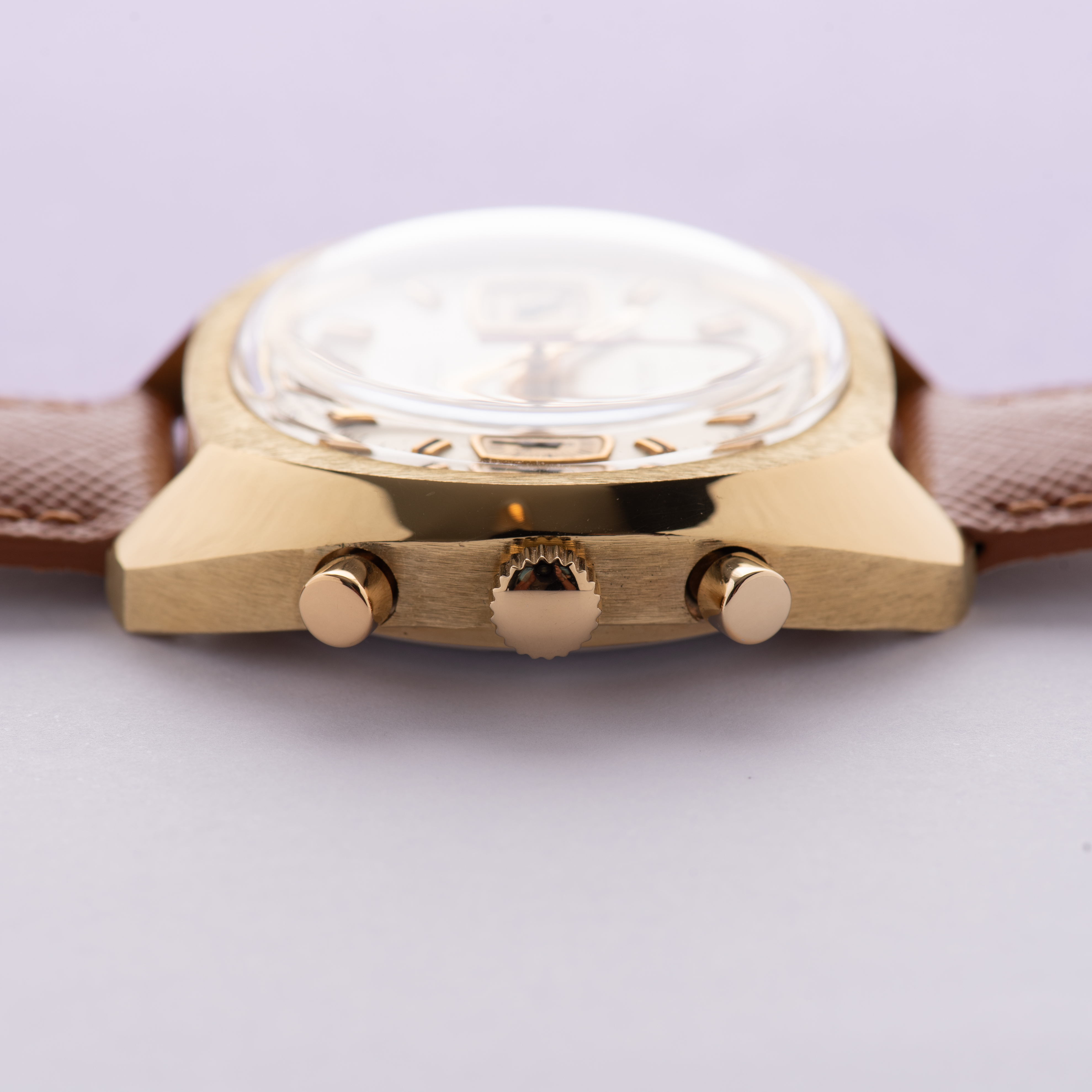 View of Iaxa Incabloc Chronograph 17rubis valjoux 7734