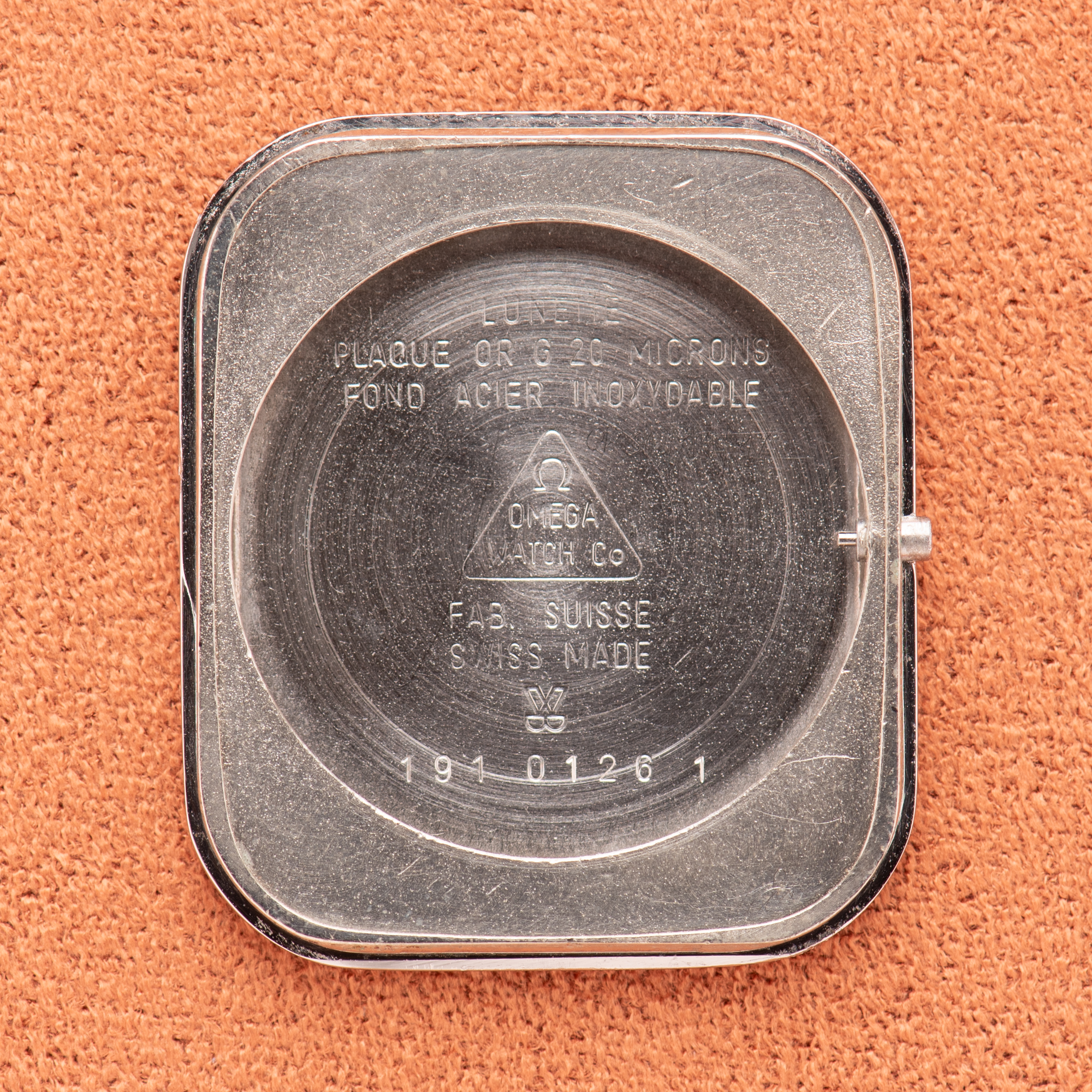 View of Omega De Ville Quartz Breguet Dial Réf 191.01261 from 1982