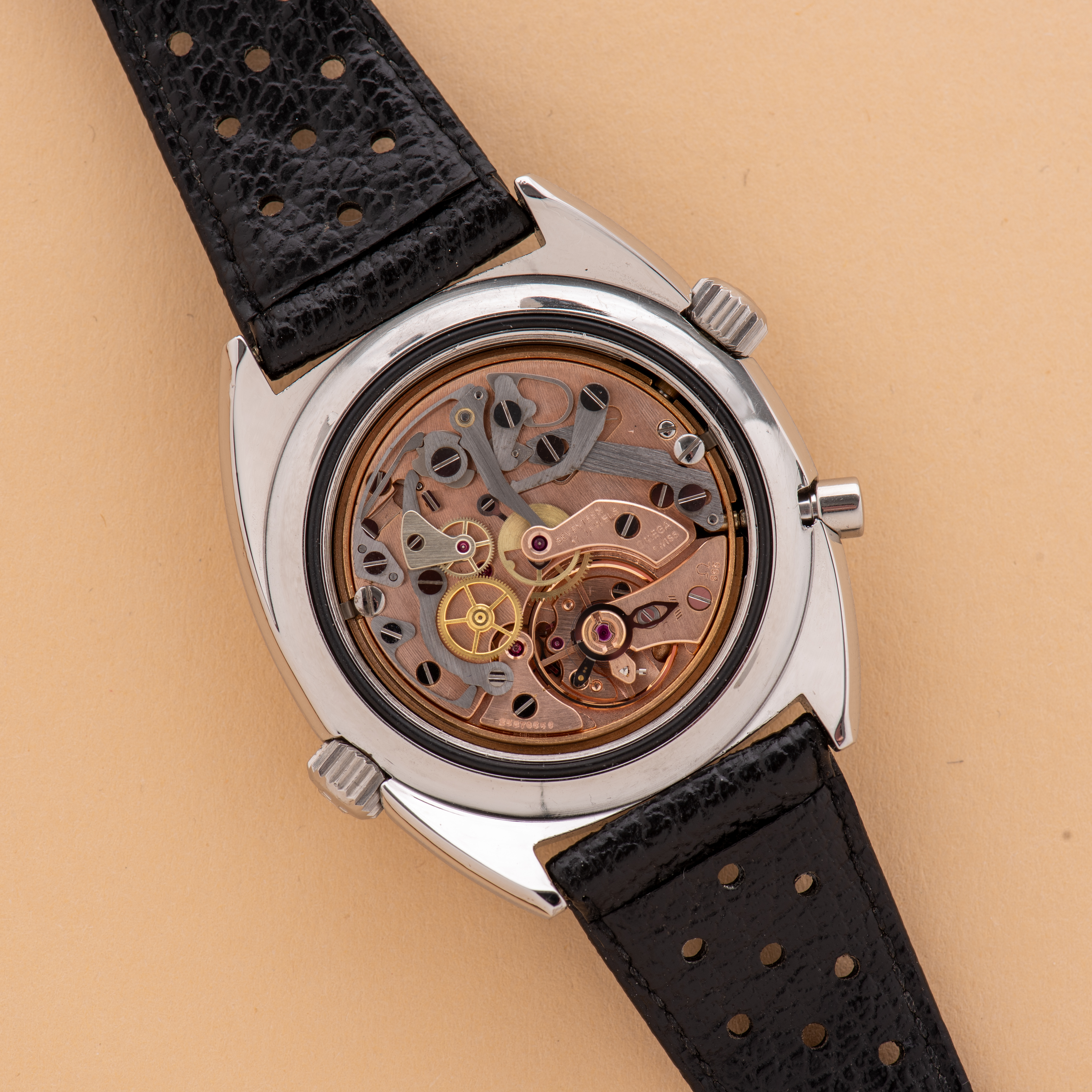 View of Omega Chronostop Seamaster cal 865 réf 145.008 from 1967