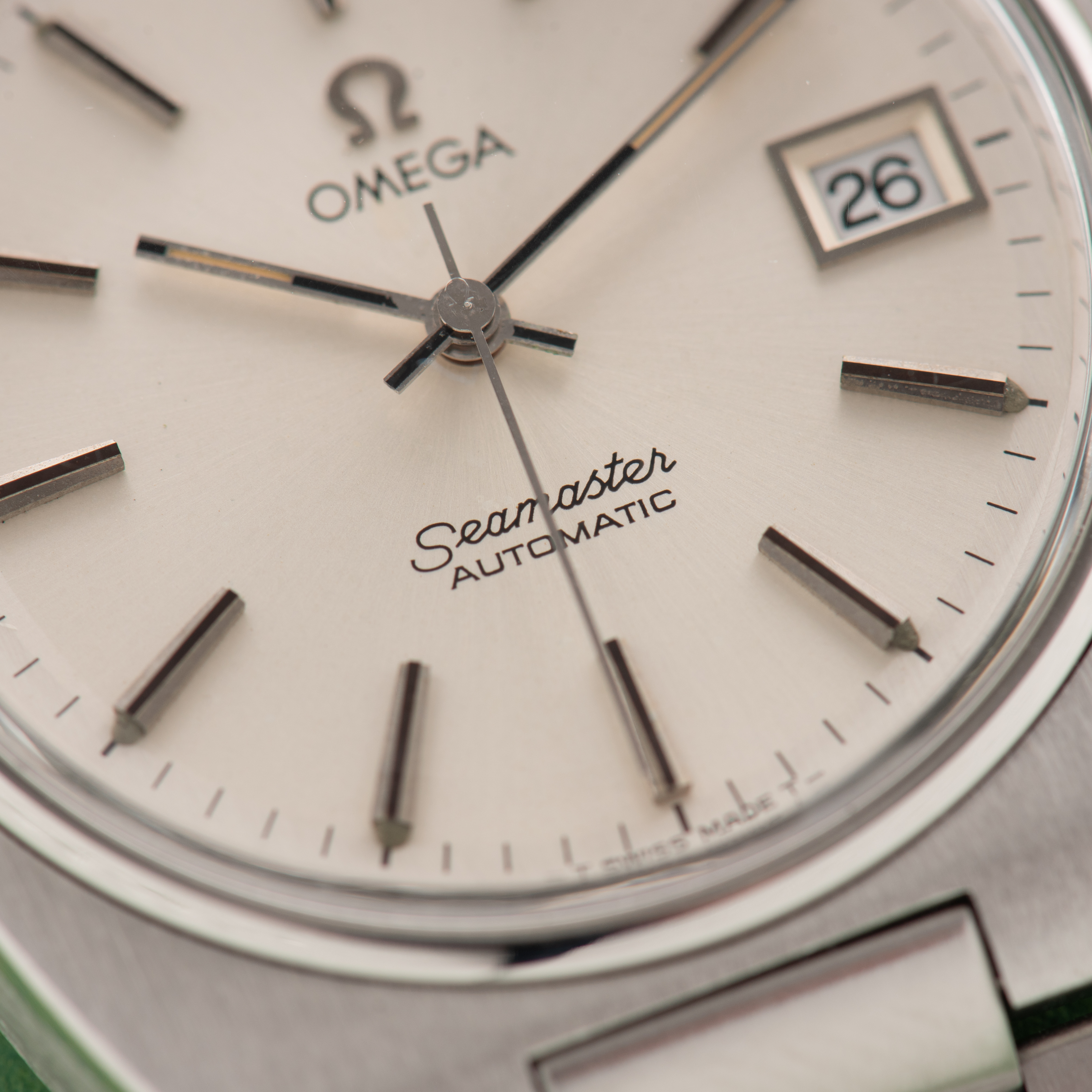 Zicht op Omega Seamaster Automatic réf 166.0206 cal 1010 from 1979