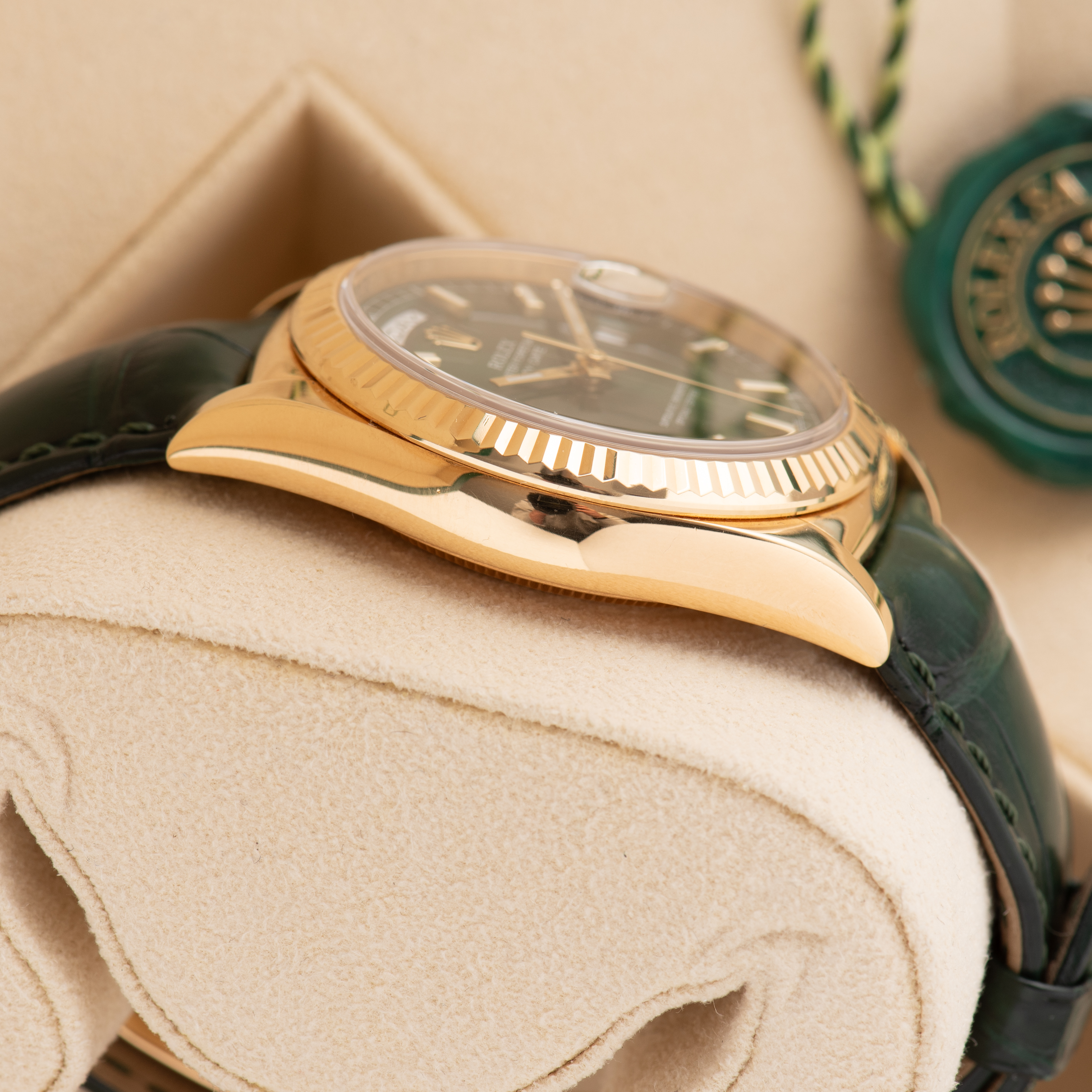 View of Rolex Oyster Perpetual Day-Date ref 118138 Full set from 2015