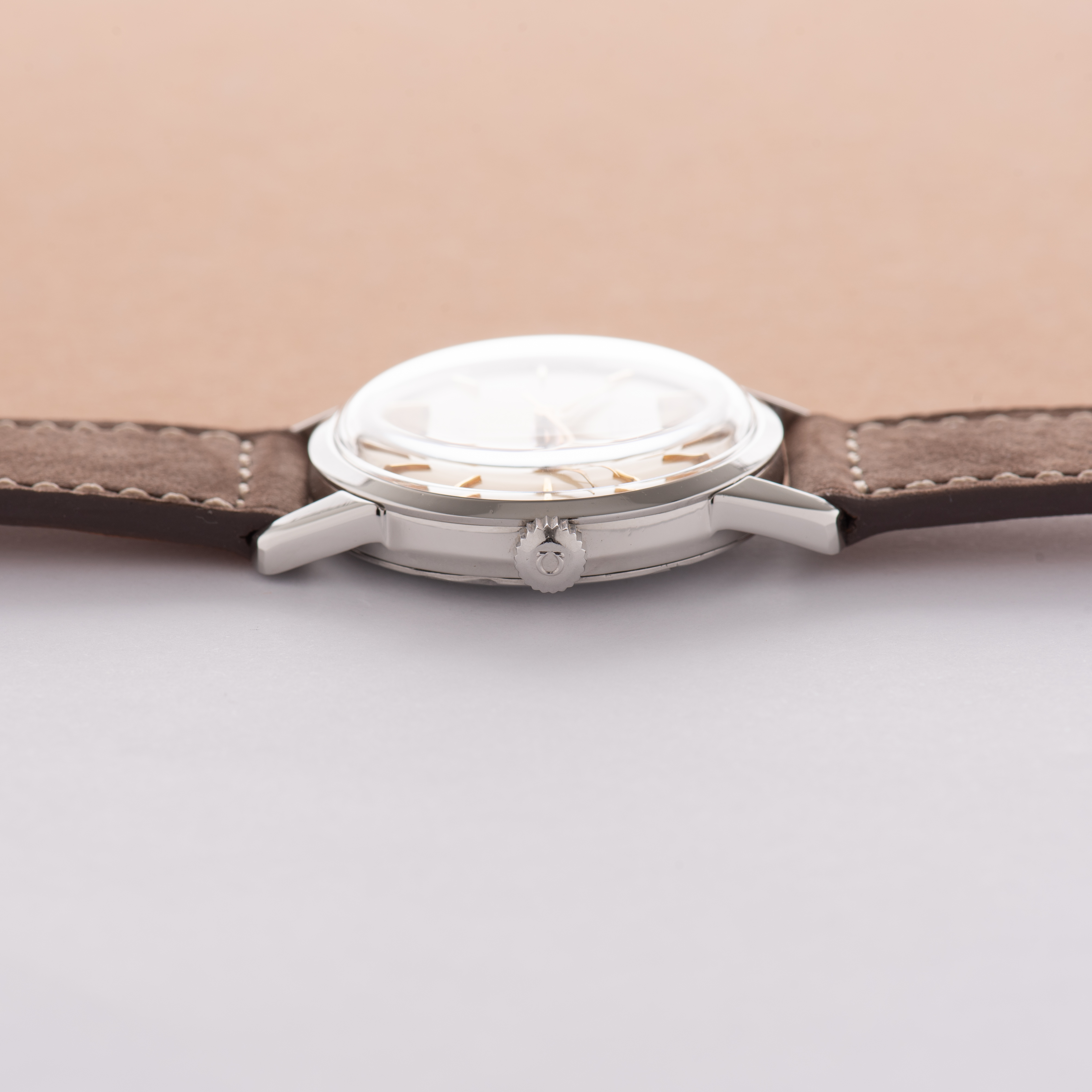 Zicht op Omega Automatic Seamaster ref 14700 1 SC cal 552 uit 1959