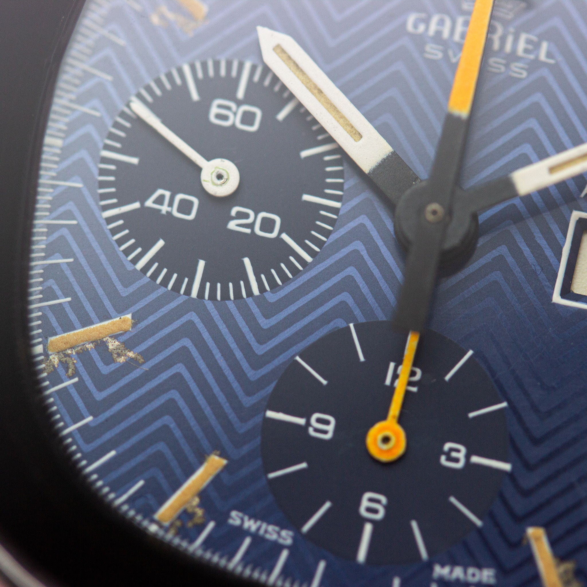 Vue de Gabriel Swiss Chronographe Lemania cal. 5012