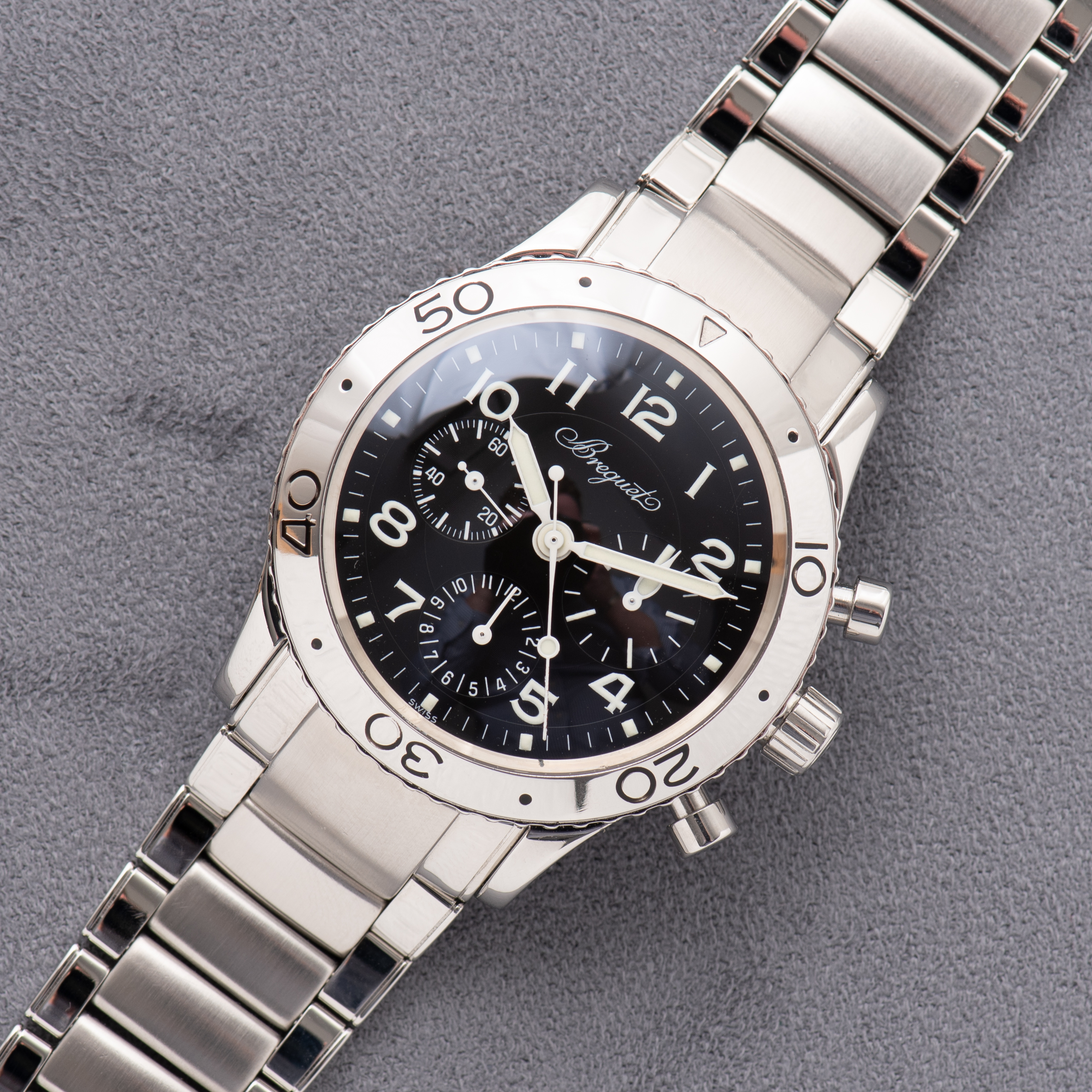 View of Breguet Type XX Automatic Ref 3800 Aeronavale