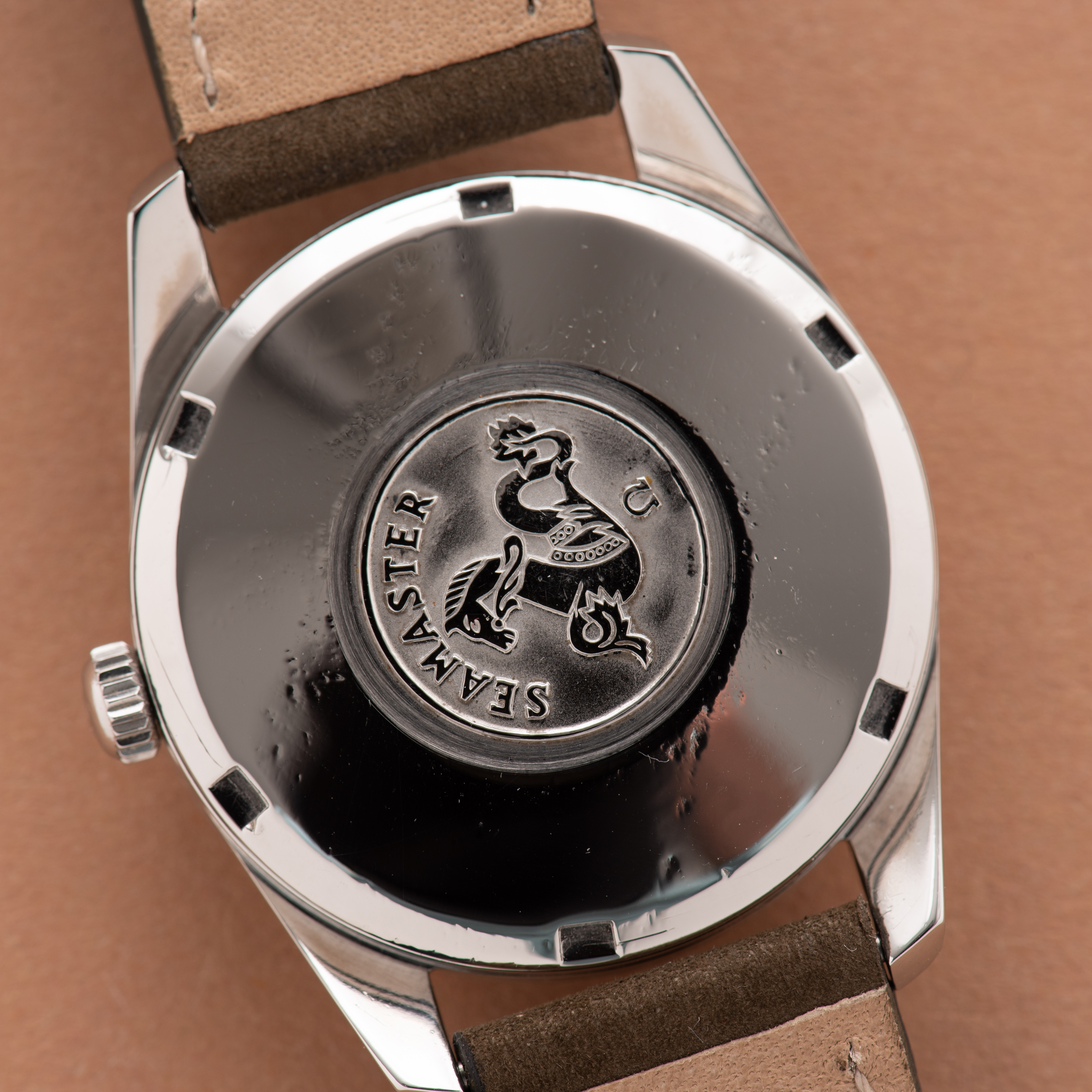 View of Omega Automatic Seamaster ref 14701.1 SC cal 562 from 1961