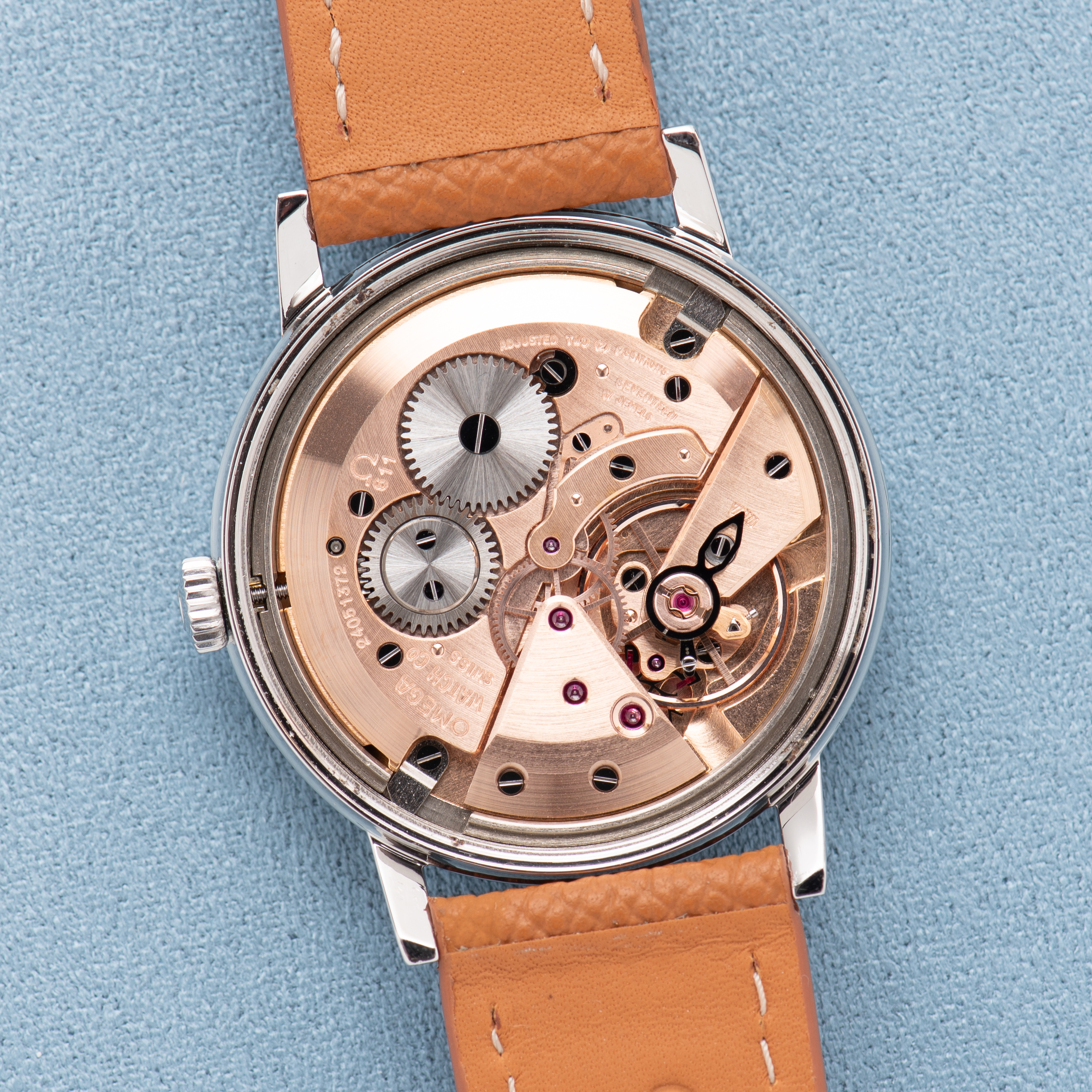 View of Omega Seamaster 600 Steel Date Réf 136.011 from 1966