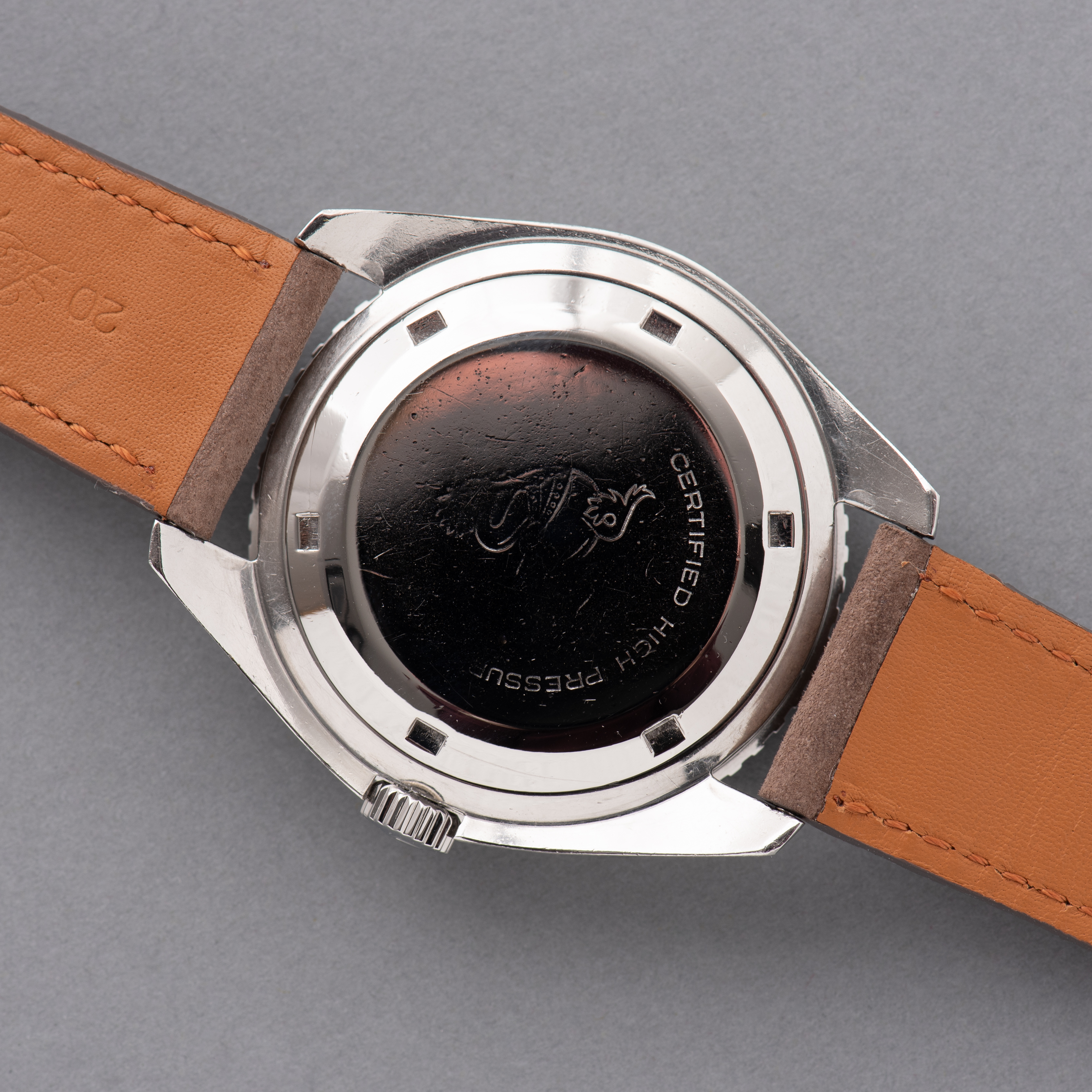 View of Omega Seamaster 300 Automatic HF Case Ref 165.024 from 1966