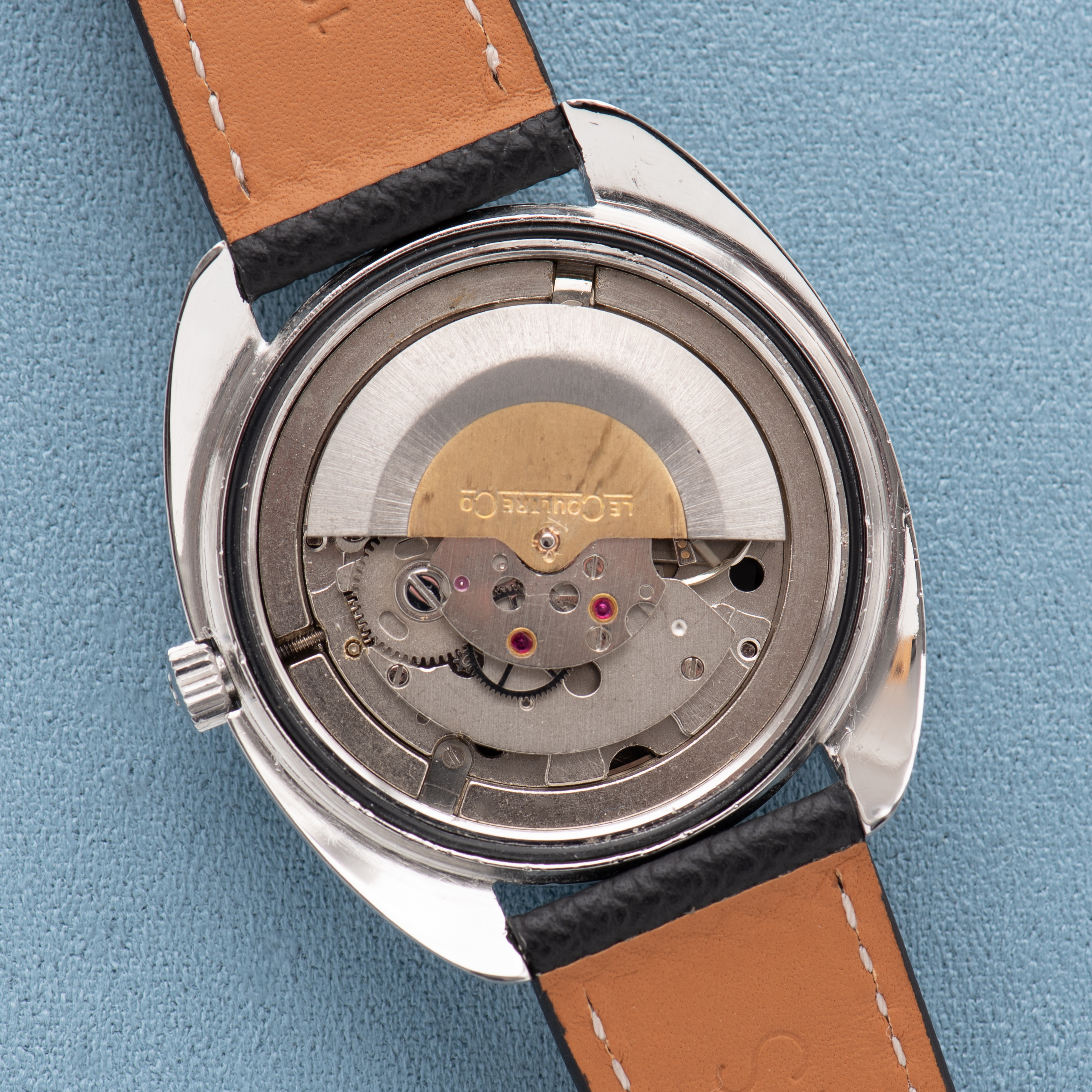 Vue de Jaeger-LeCoultre "Club" Automatic Blue Dial Day-date