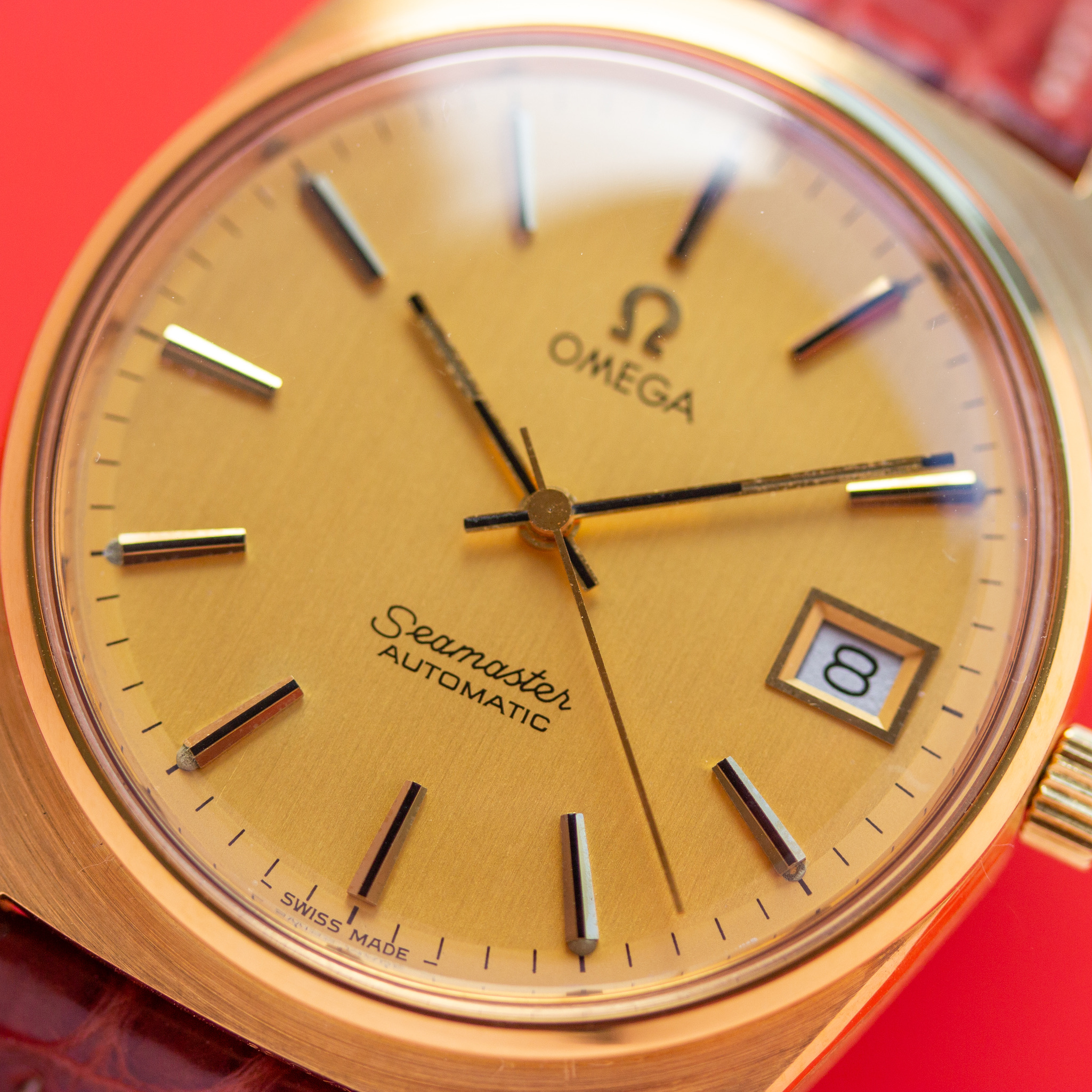 Vue de Omega Seamaster Automatic cal 1010 réf 166.0204