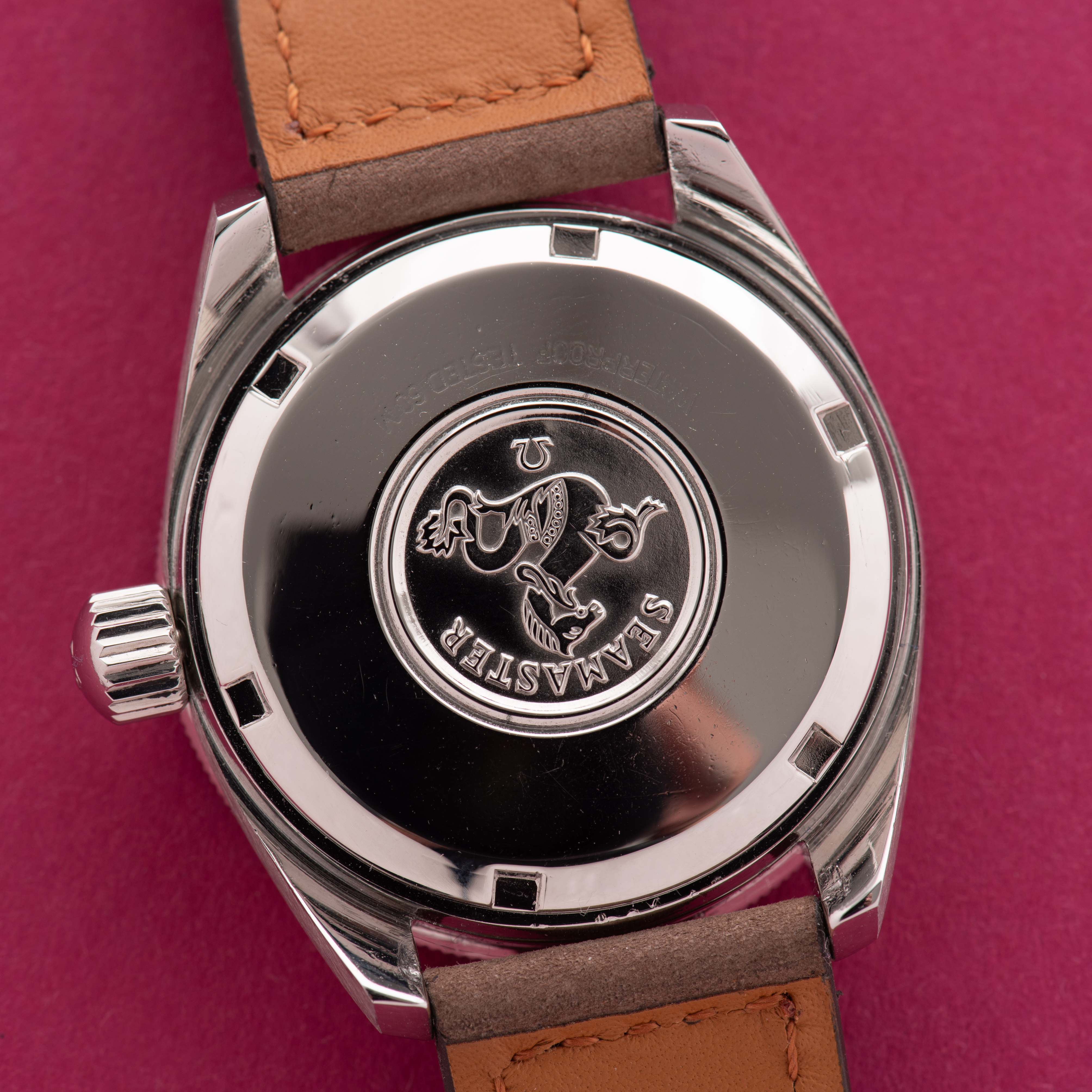 Zicht op Omega Automatic Seamaster 60 from 1969 Réf 166.062