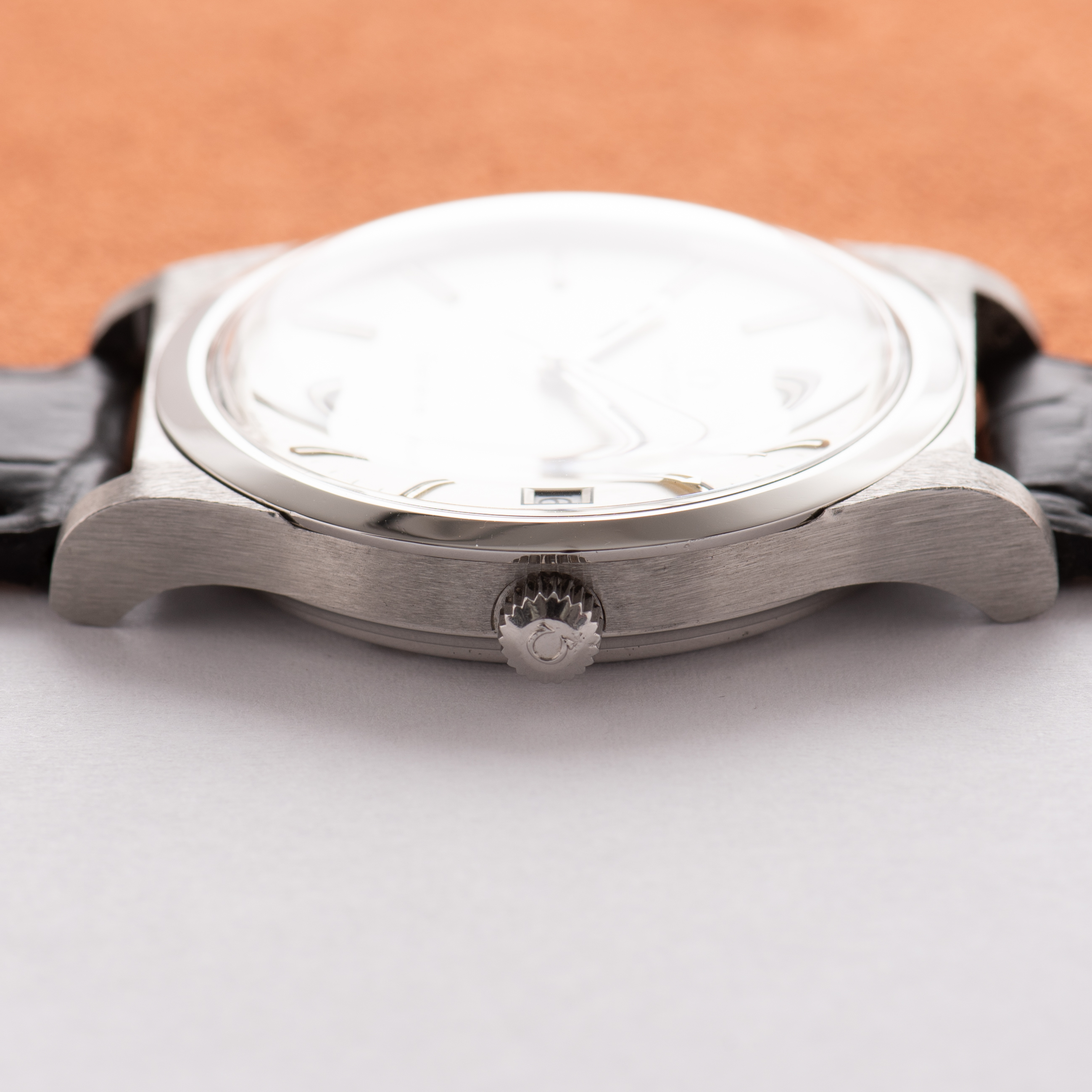 View of Omega Geneva Date Cal 1030 Ref 136.0102 from 1975
