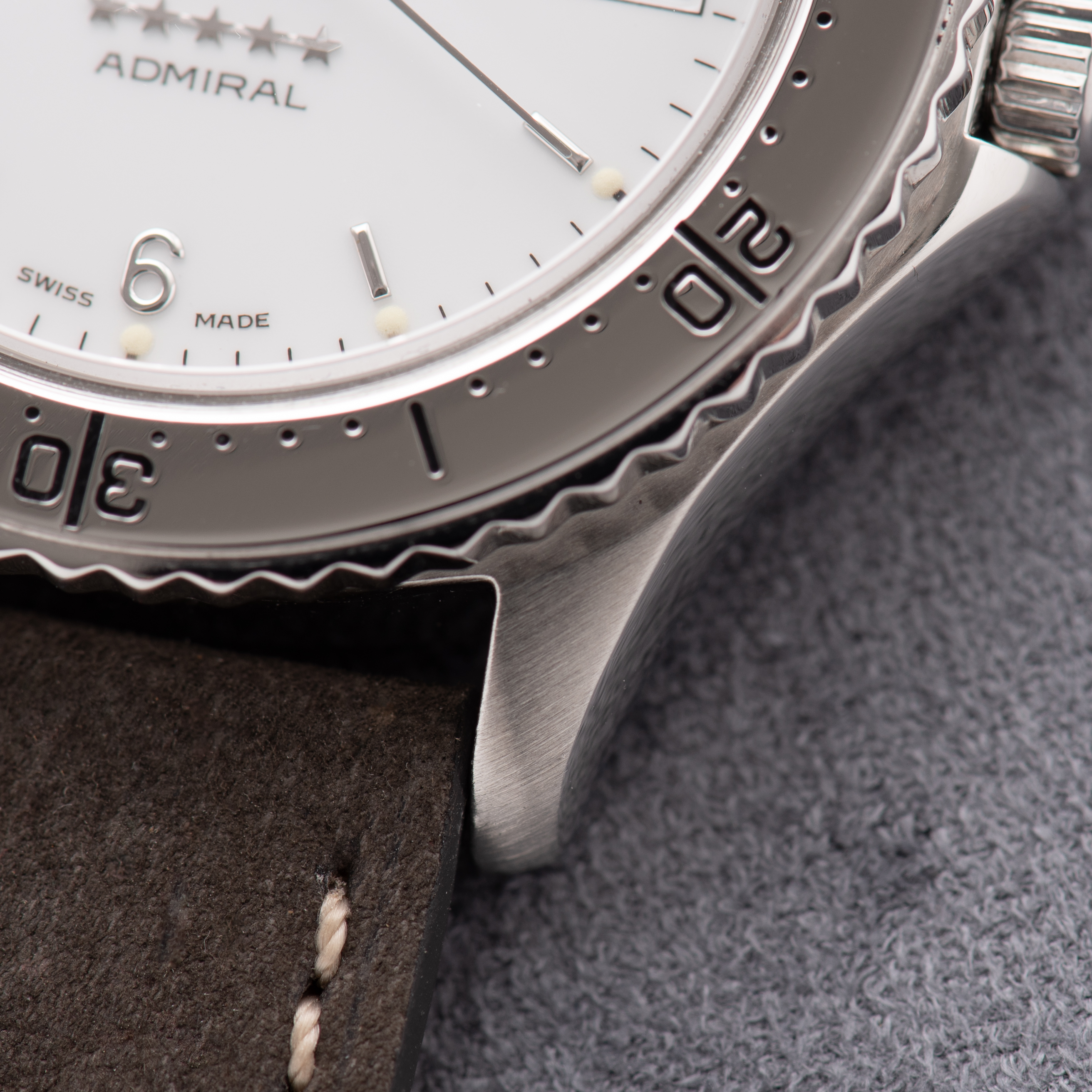 View of Longines Admiral Automatic Day-date White Dial L3.60.4