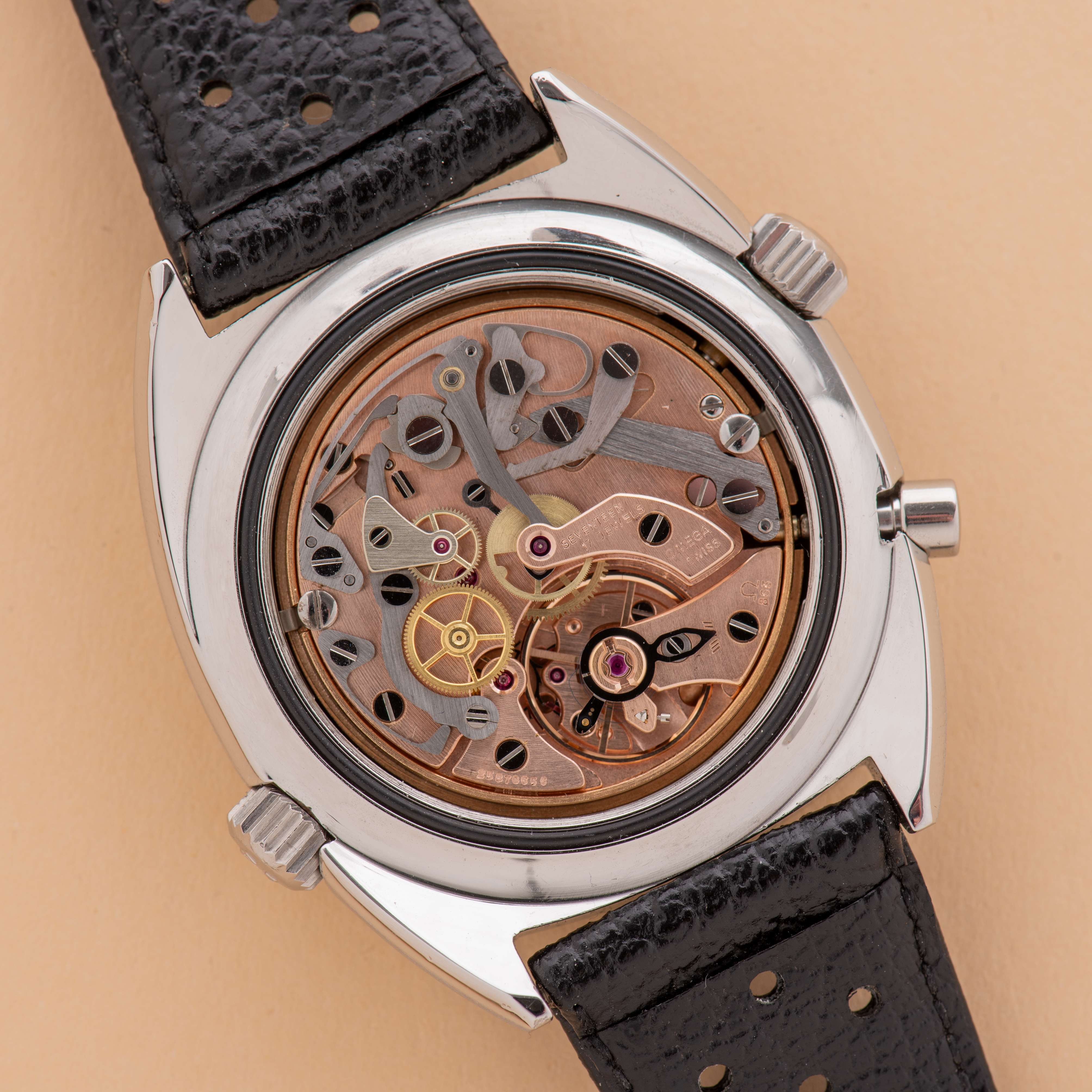View of Omega Chronostop Seamaster cal 865 réf 145.008 from 1967