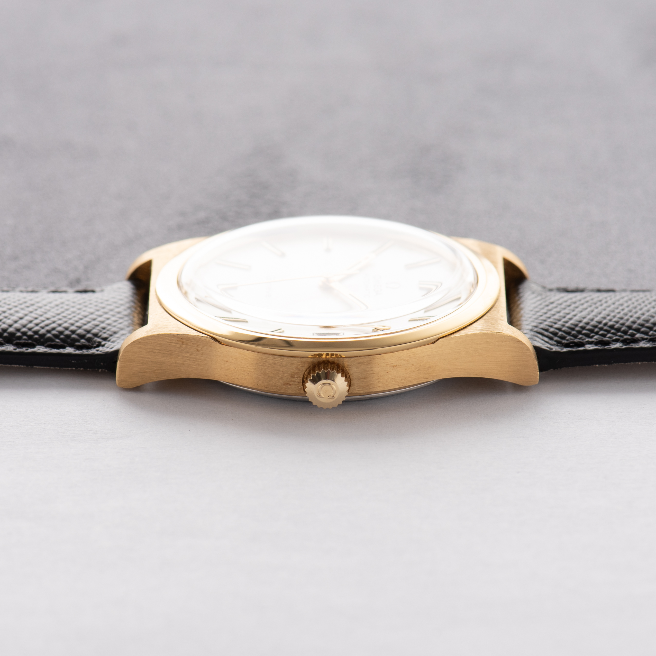 View of Omega Geneva Automatic Date Ref 166.0168 from 1973