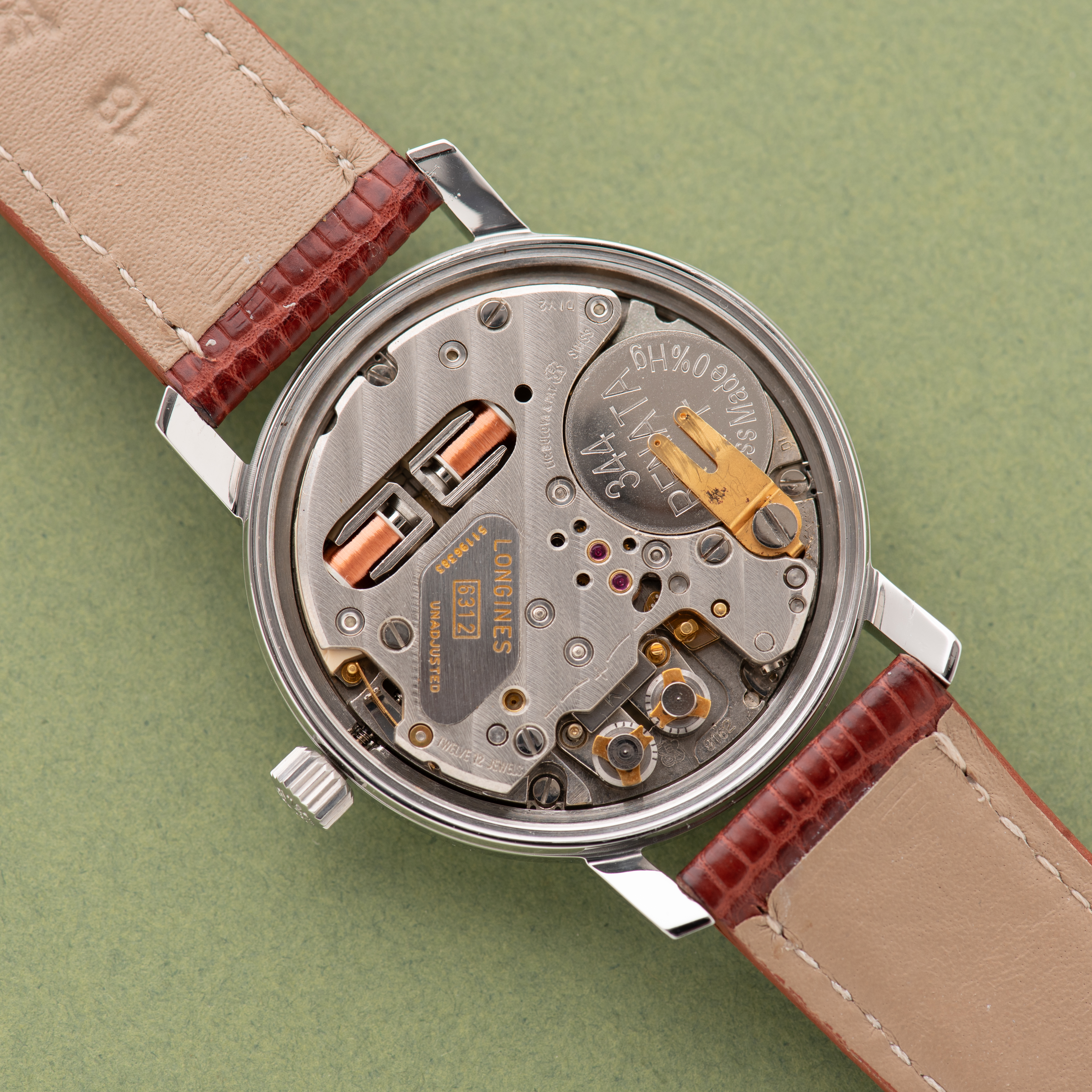 Zicht op Longines Ultronic ref 8623-1 cal 6312