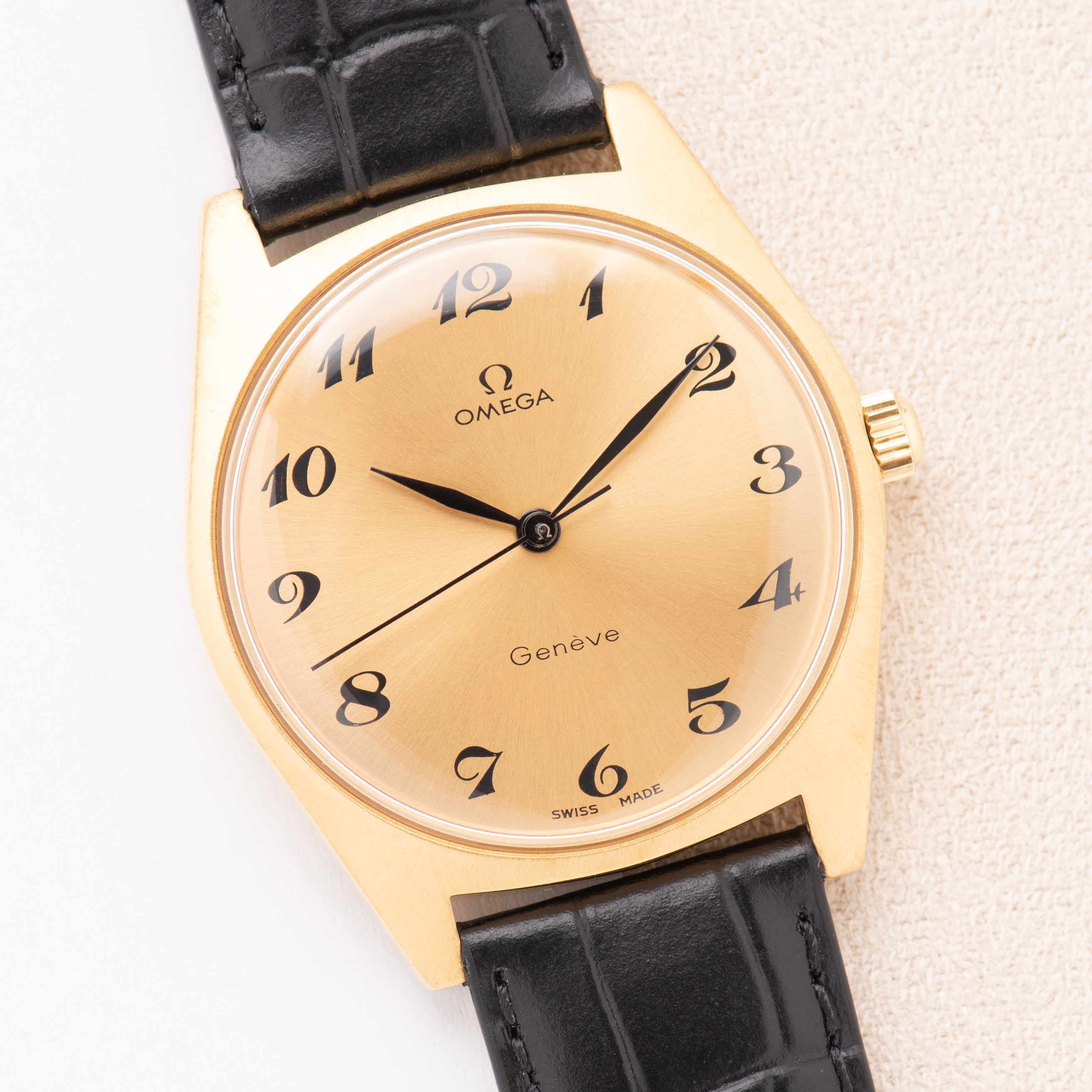 Vue de Omega Genève "Breguet Dial" GoldPlated réf 135.041 from 1968