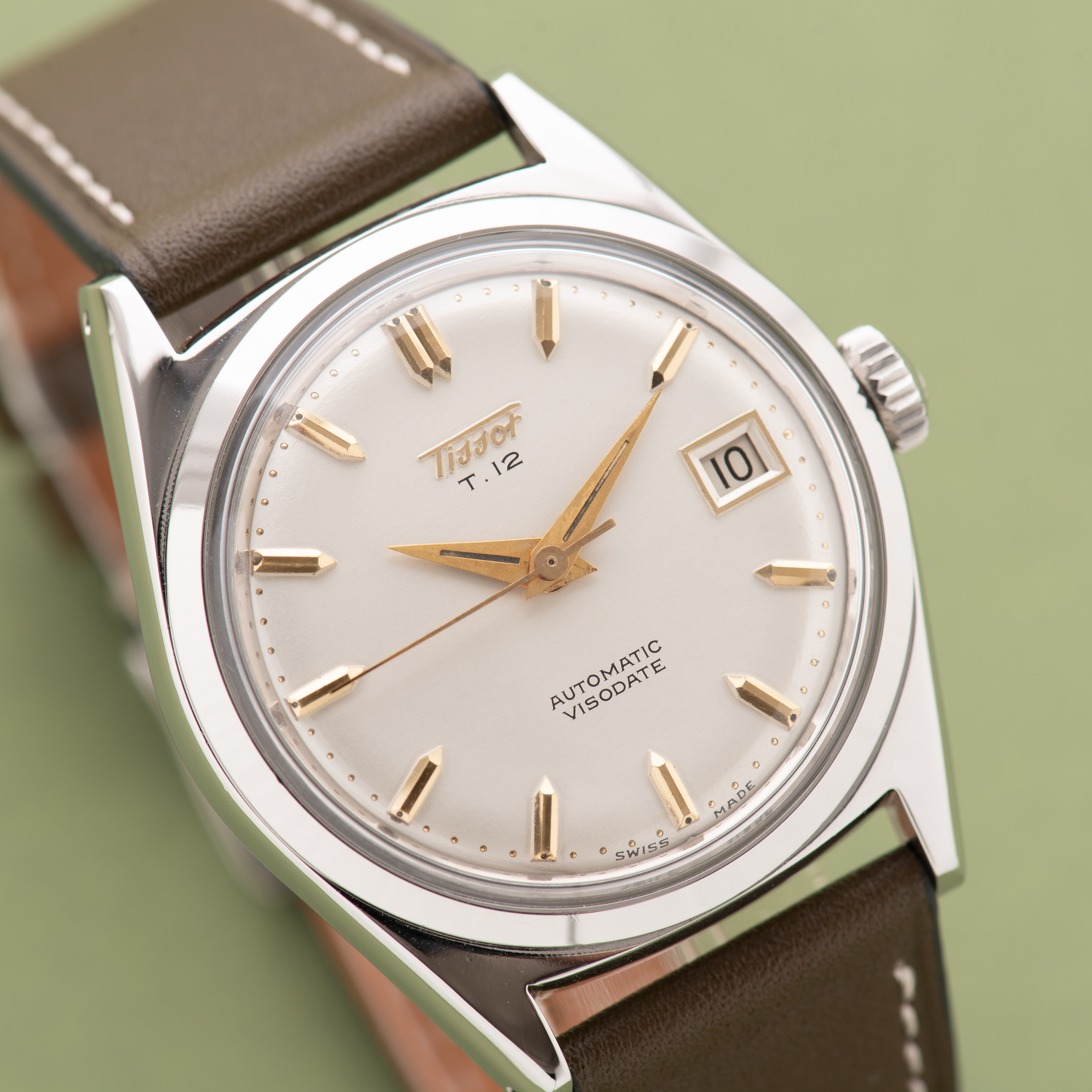View of Tissot T12 Automatic Visodate ref 67012-1 cal 28.5R