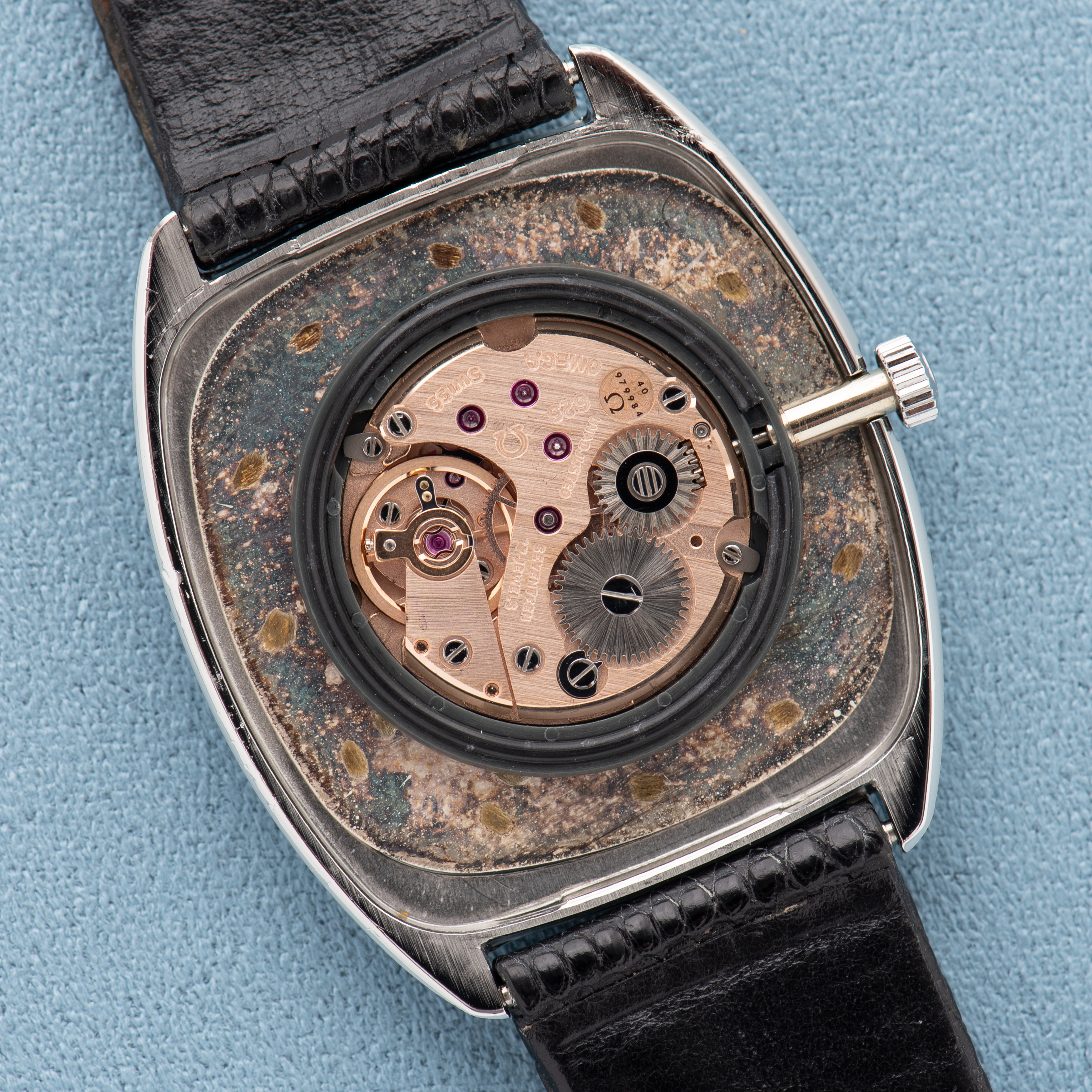 Zicht op Omega De Ville Dress Watch Réf 111.0139 Cal 625 from 1977