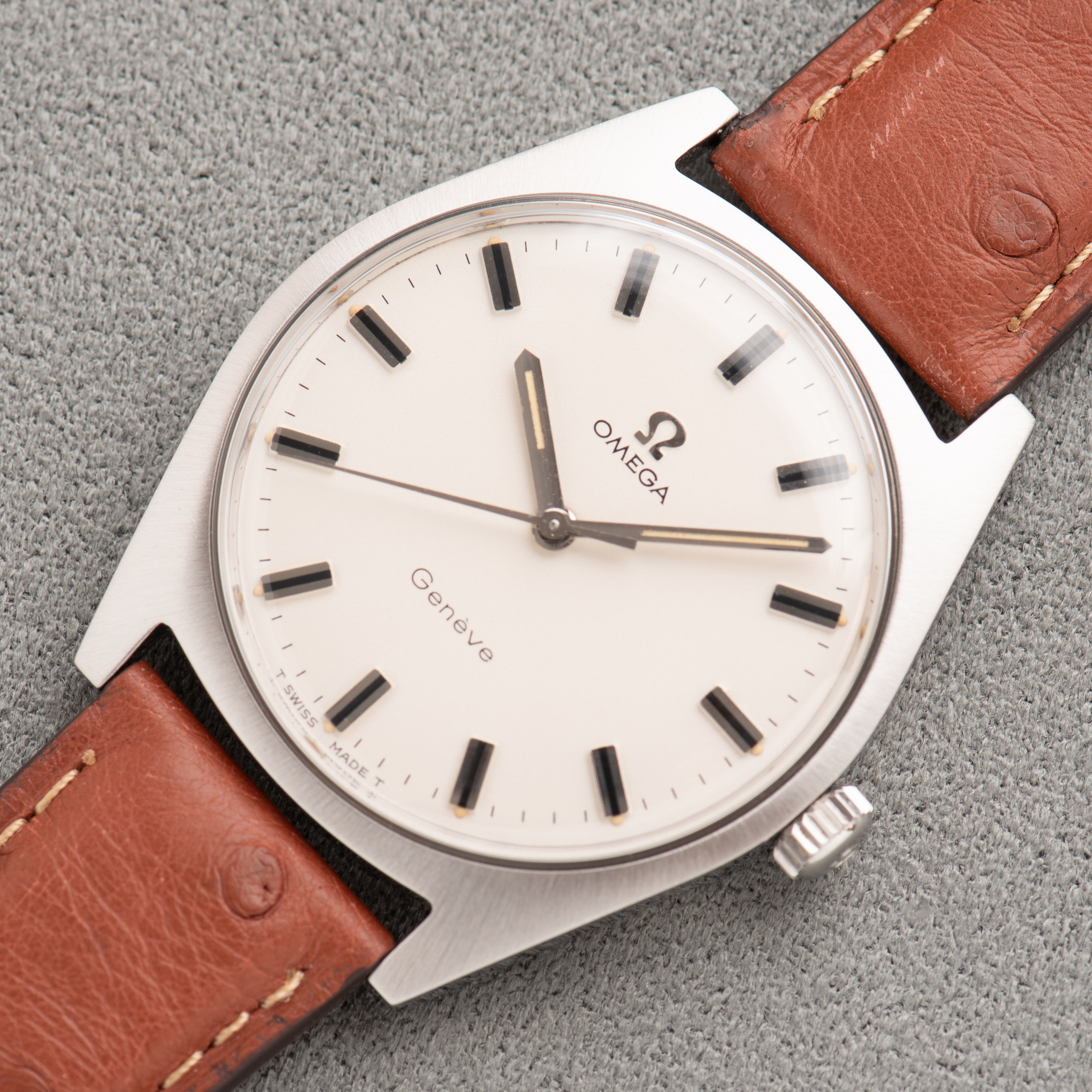 View of Omega Genève « Cream Dial » – Réf. 135.041 – 1968
