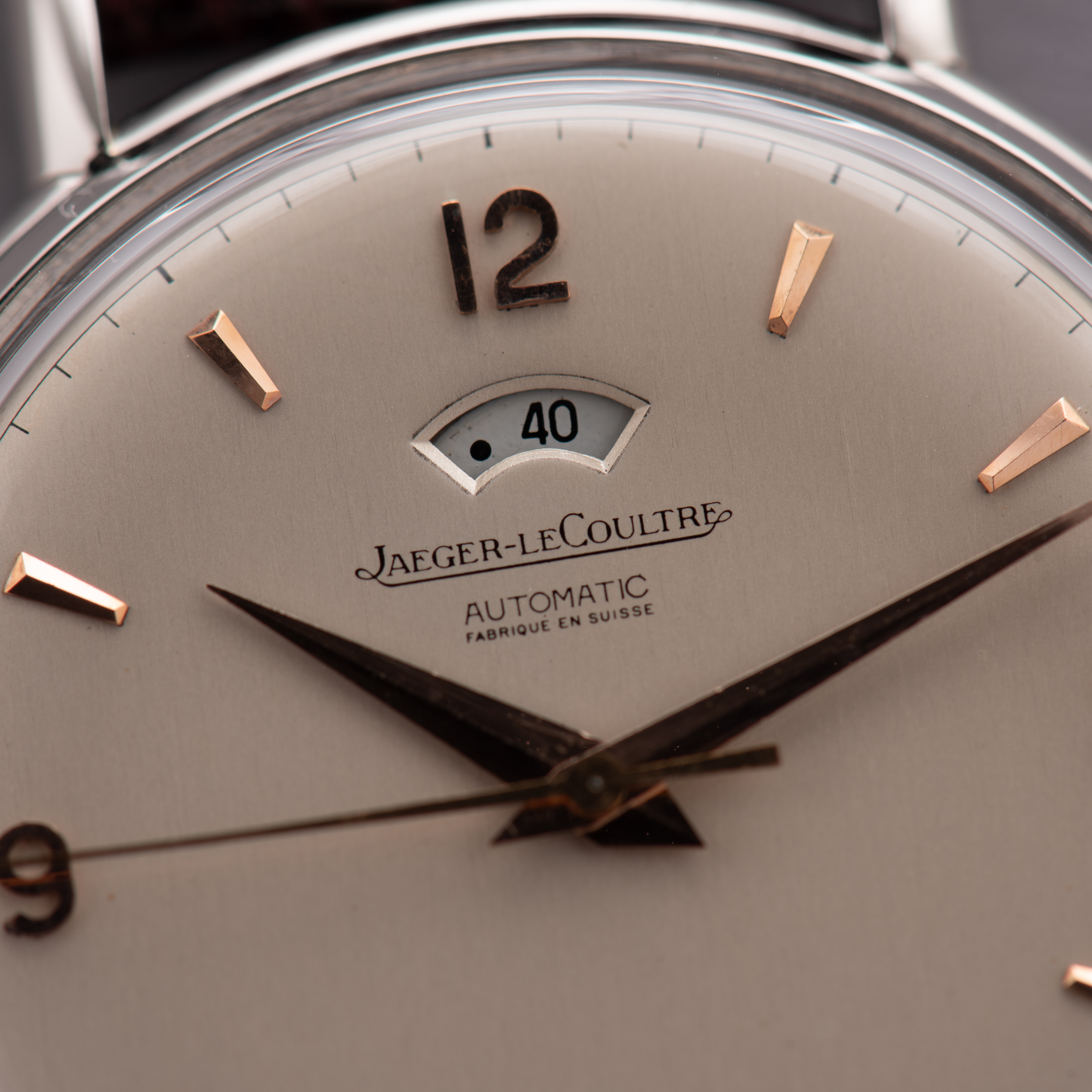 View of Jaeger LeCoultre Automatic bumper Jumbo Power Reserve réf 511367 cal 481