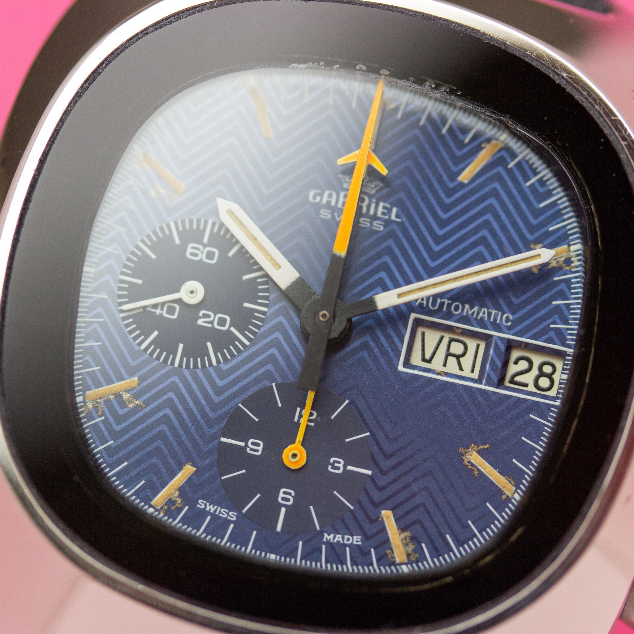Vue de Gabriel Swiss Chronographe Lemania cal. 5012